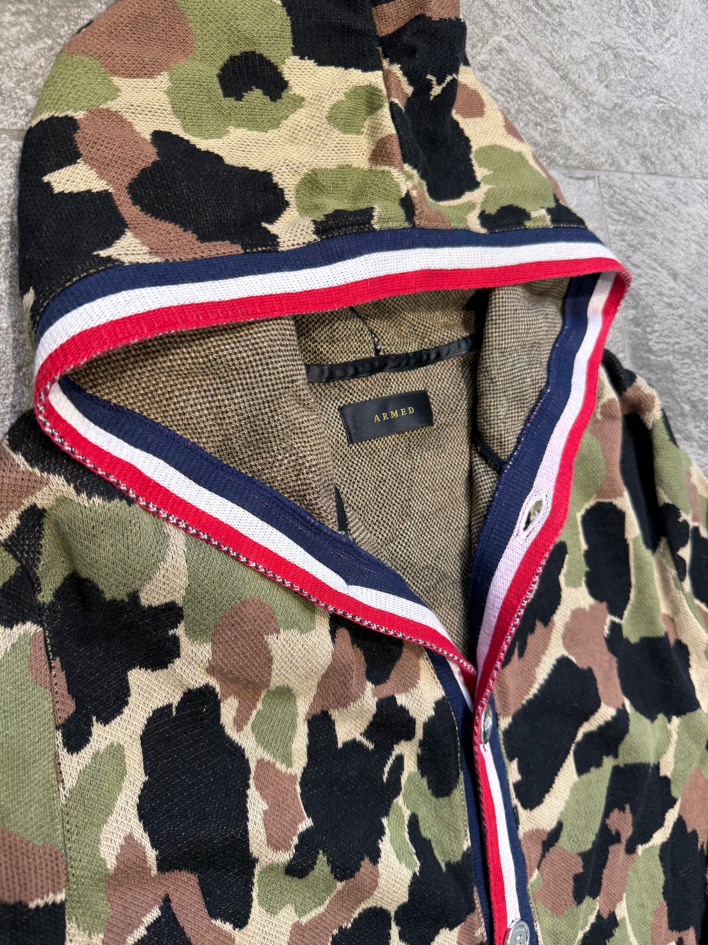 000’s Armed Camo Fringed Hoodie (S)