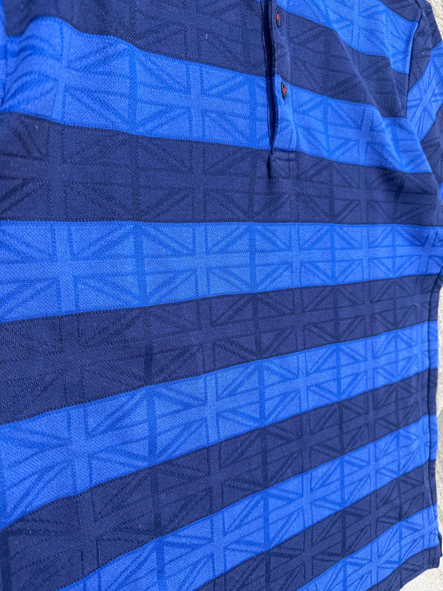 000’s Takeo Kikuchi Union Jack Monogram Polo (M)