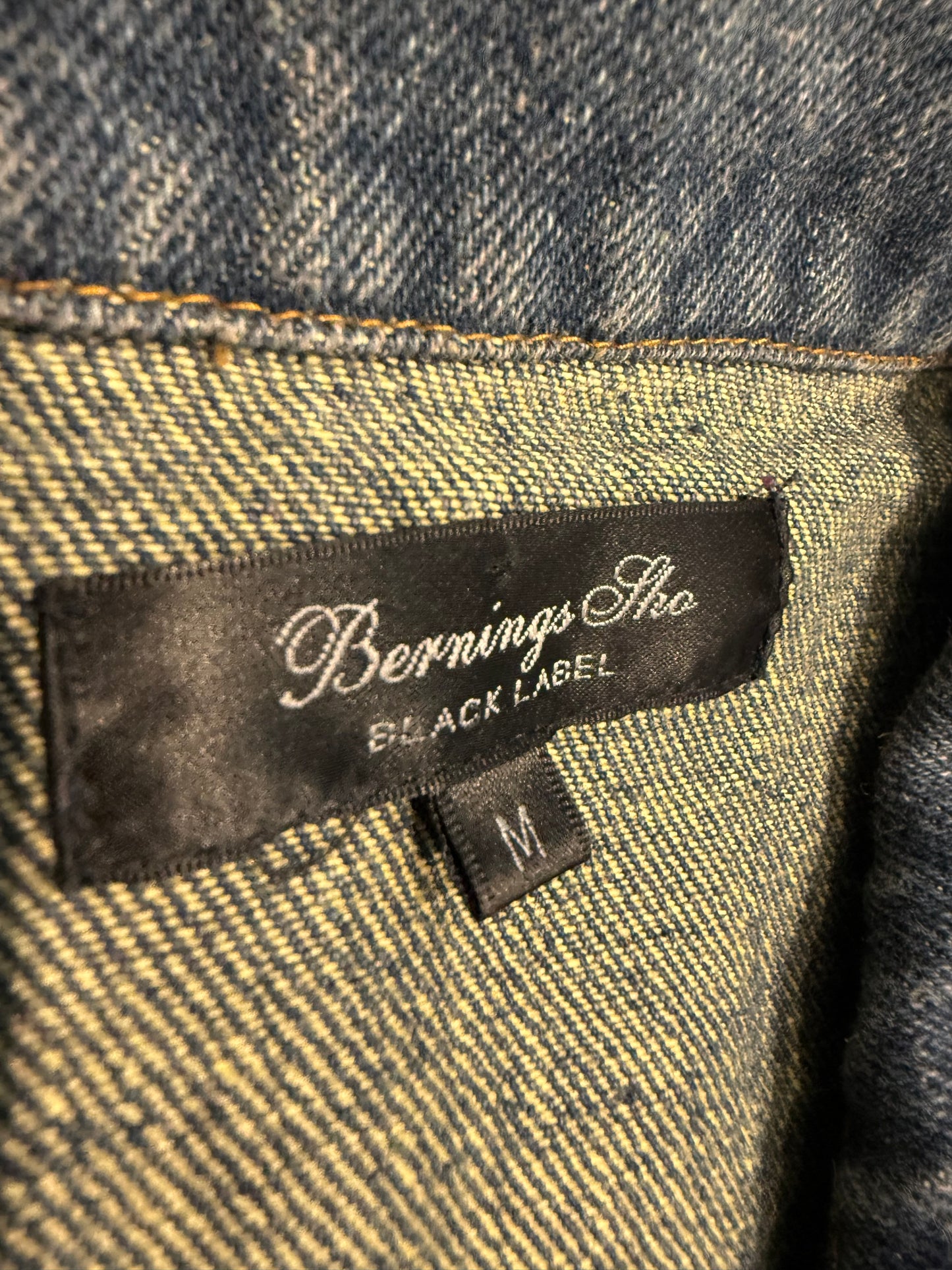 000’s Bernings Sho Skull Denim Jacket (S)
