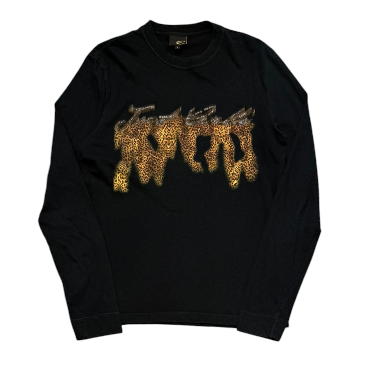 000’s Cavalli Leopard Print Longsleeve Tee (S-M)