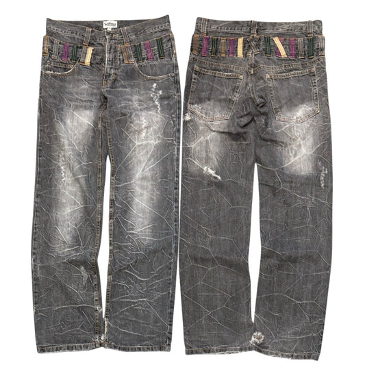 000’s Nylaus Double Waisted Jeans  (30”)