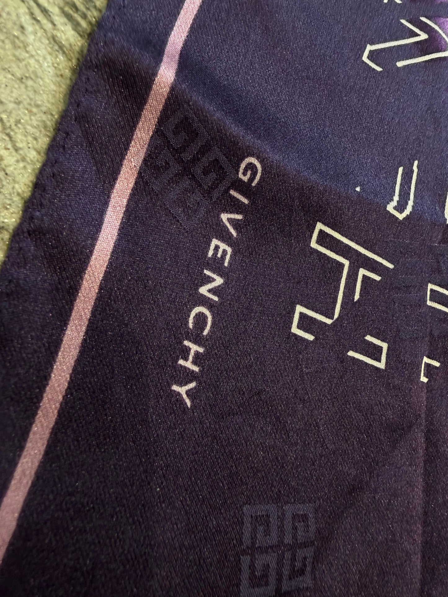 Vintage Givenchy Silk Scarf