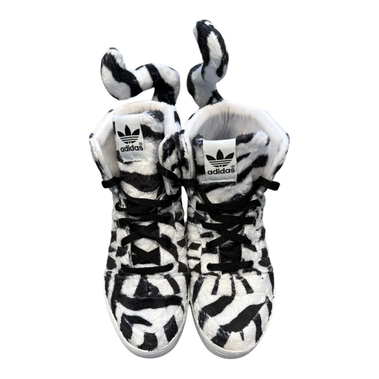 Jeremy Scott x Adidas Zebra High Tops (UK 8 - EU 42)