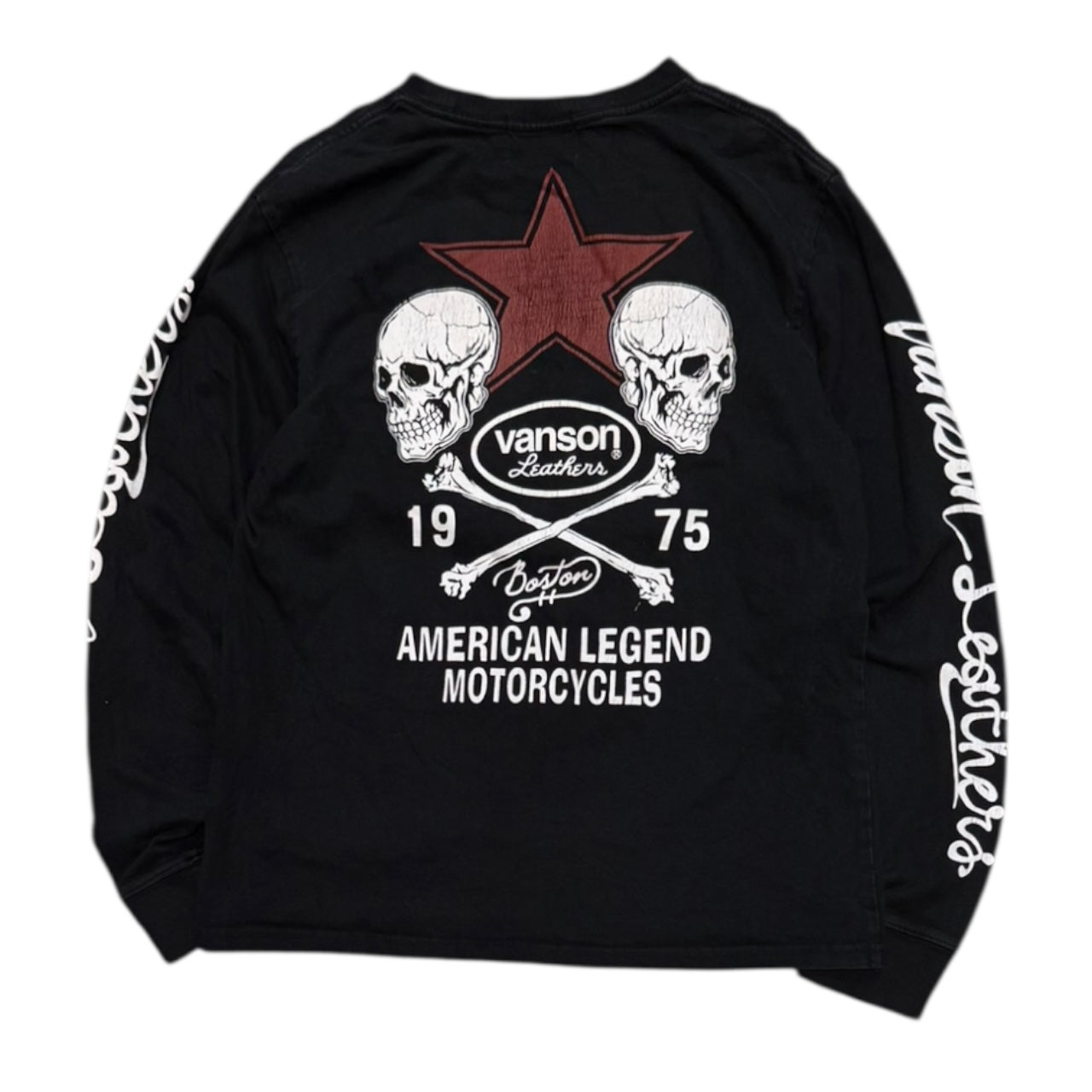 000’s Vanson Skull Longsleeve (M)