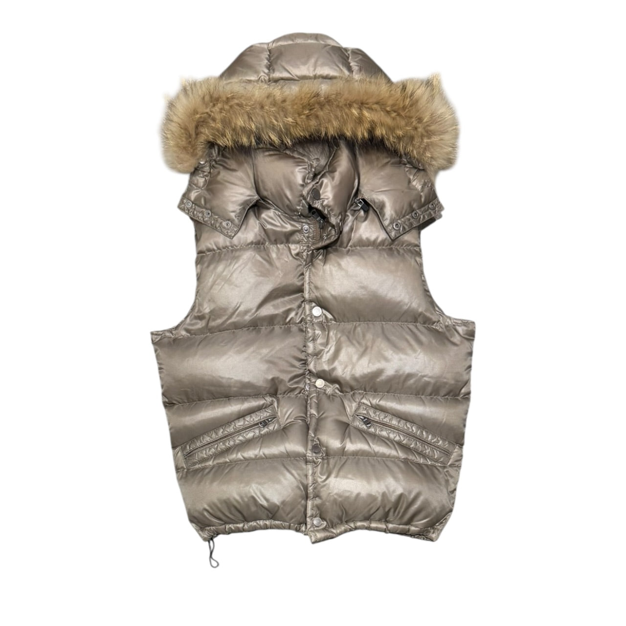 000’s Camp7 Fur Hood Gilet (S)