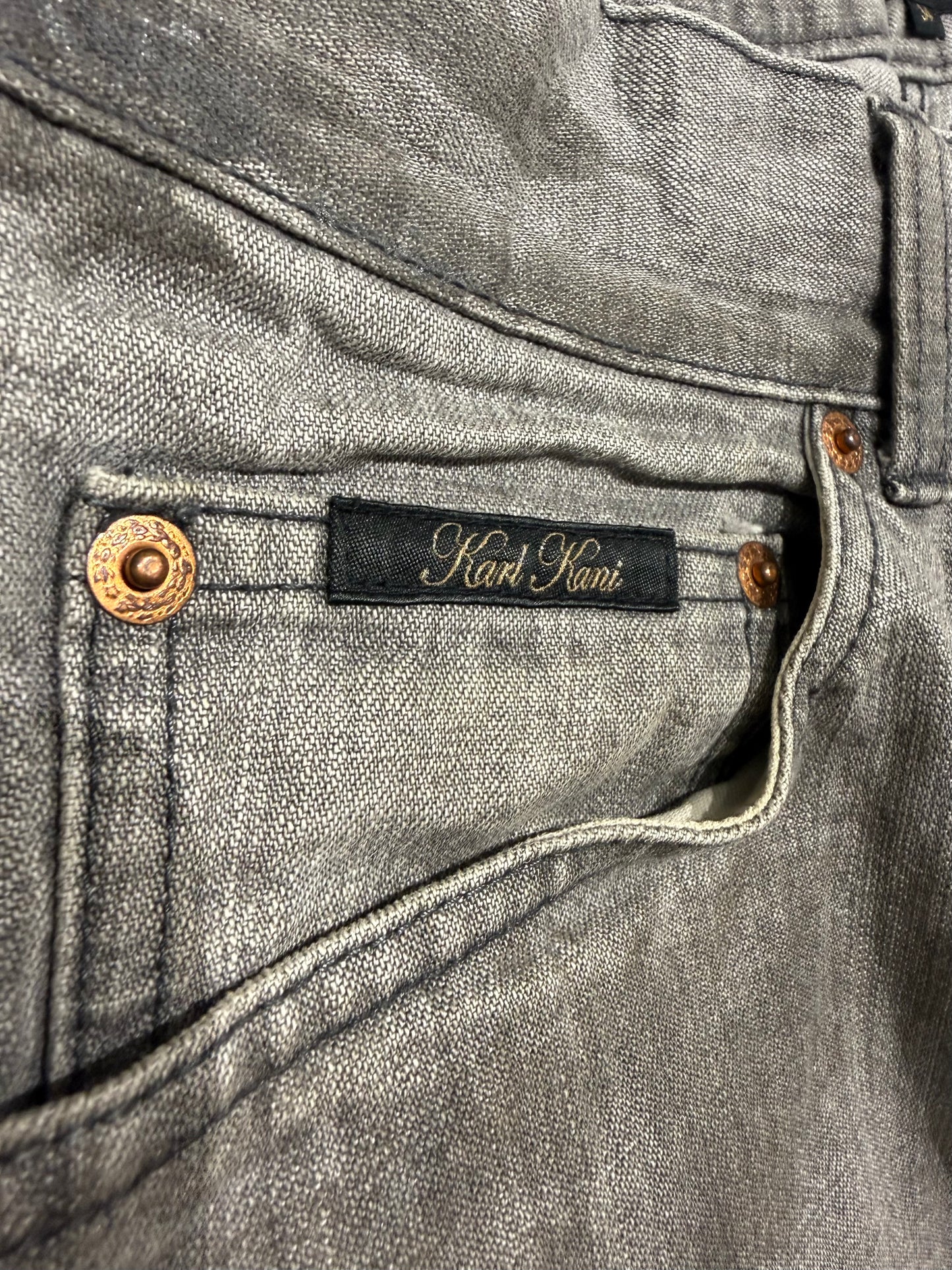 000’s Karl Kani Paint Splatter Jeans  (34”)