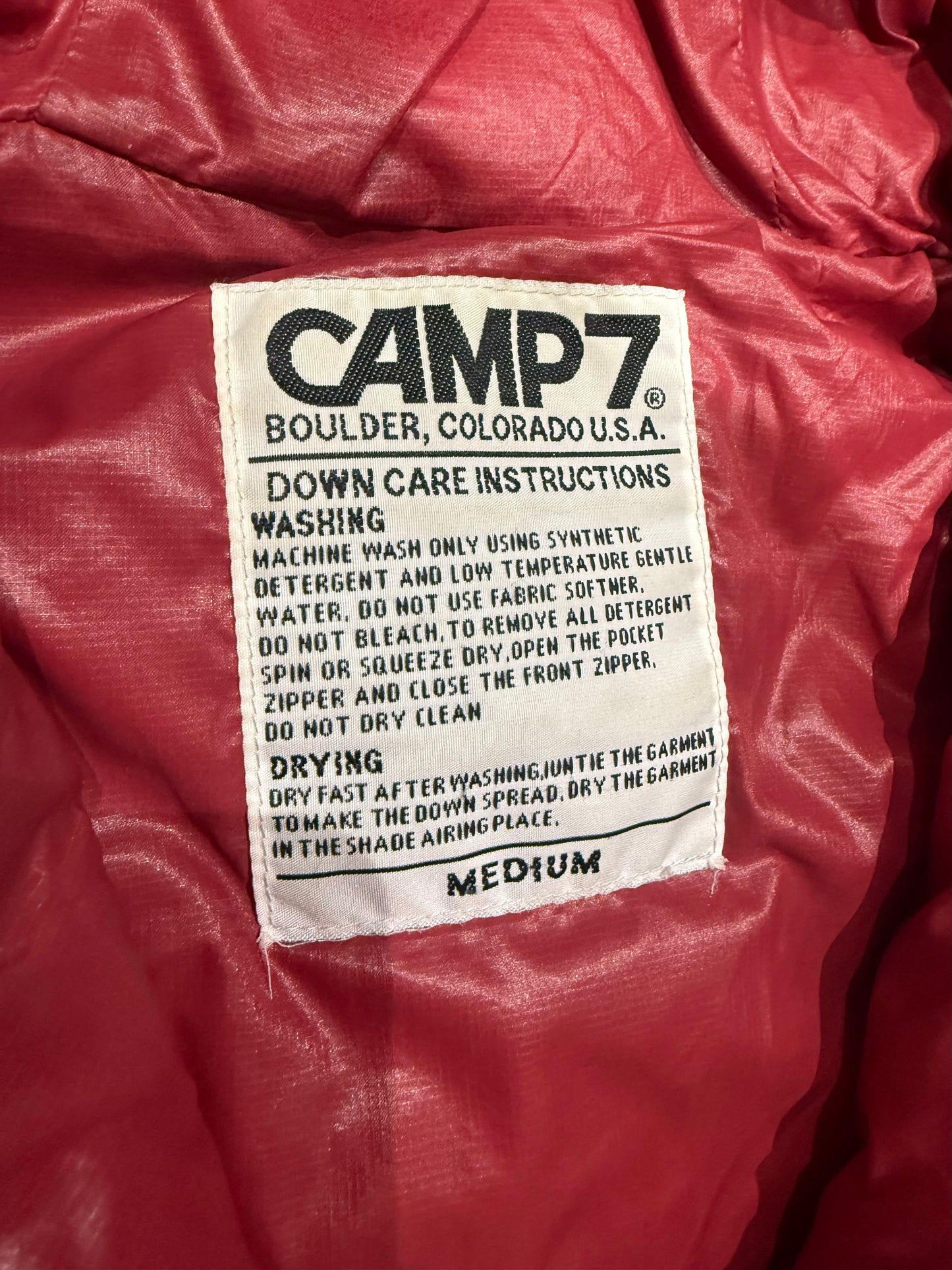 000’s Camp7 Square stitch puffer (M)