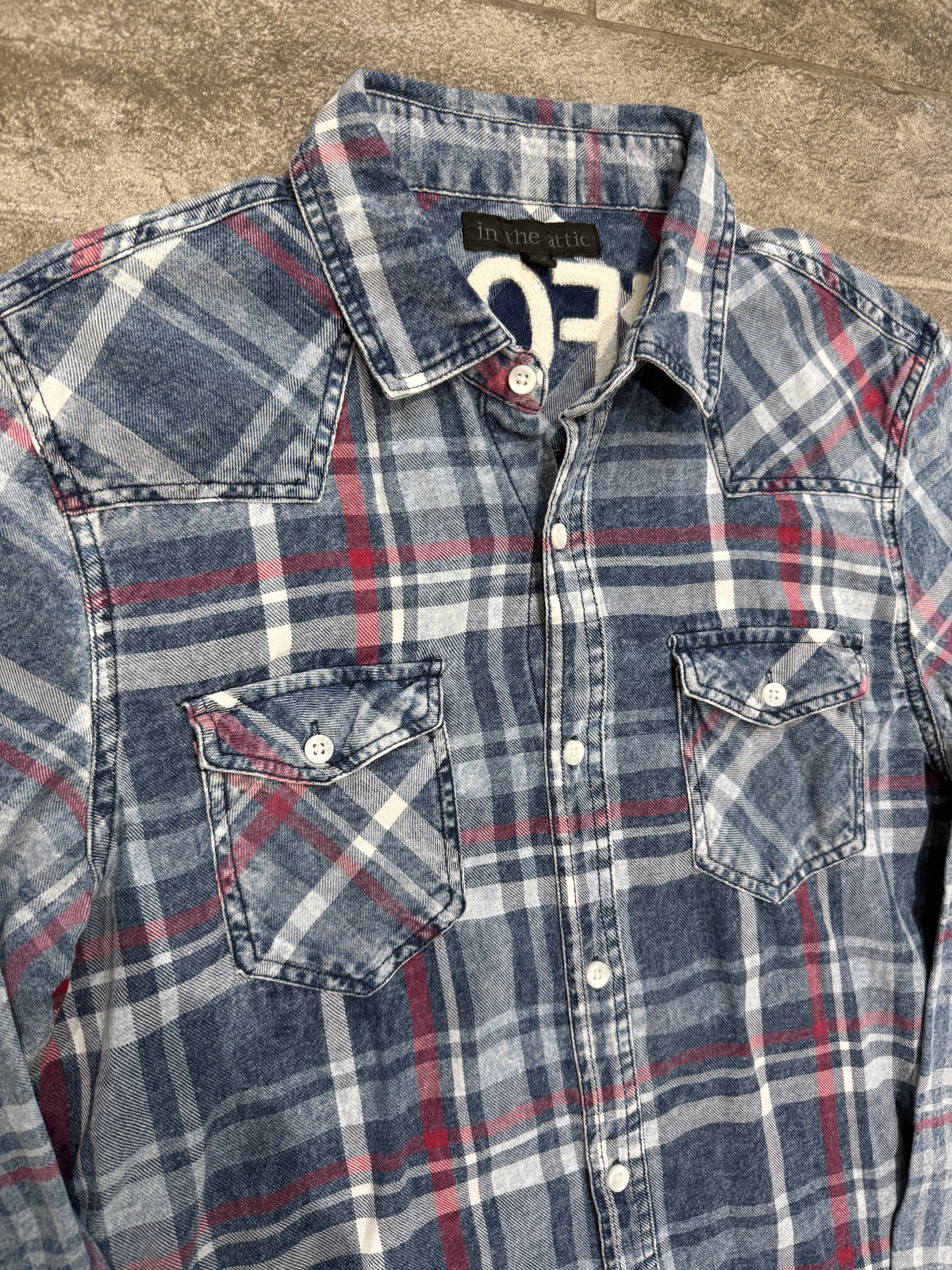 000’s In The Attic Plaid Flannel (S)