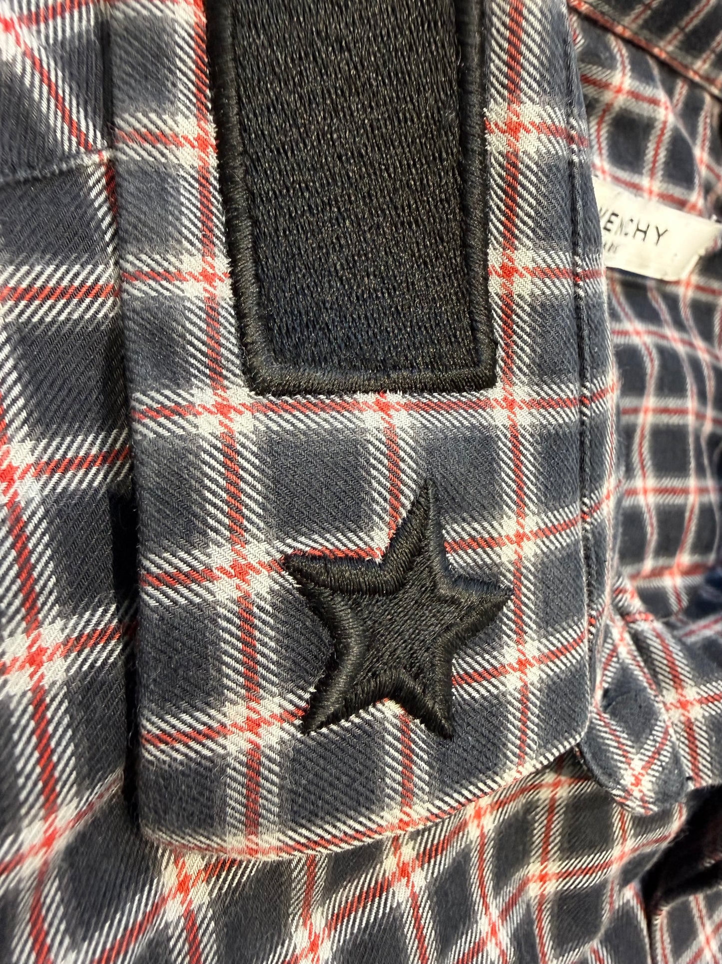 Givenchy Stars Plaid Flannel (S)