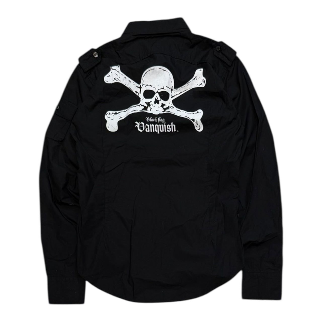 000’s Vanquish Gold Skull Shirt (S)