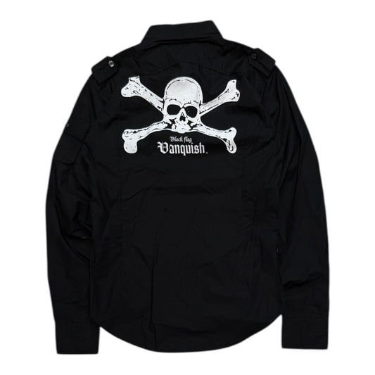 000’s Vanquish Gold Skull Shirt (S)