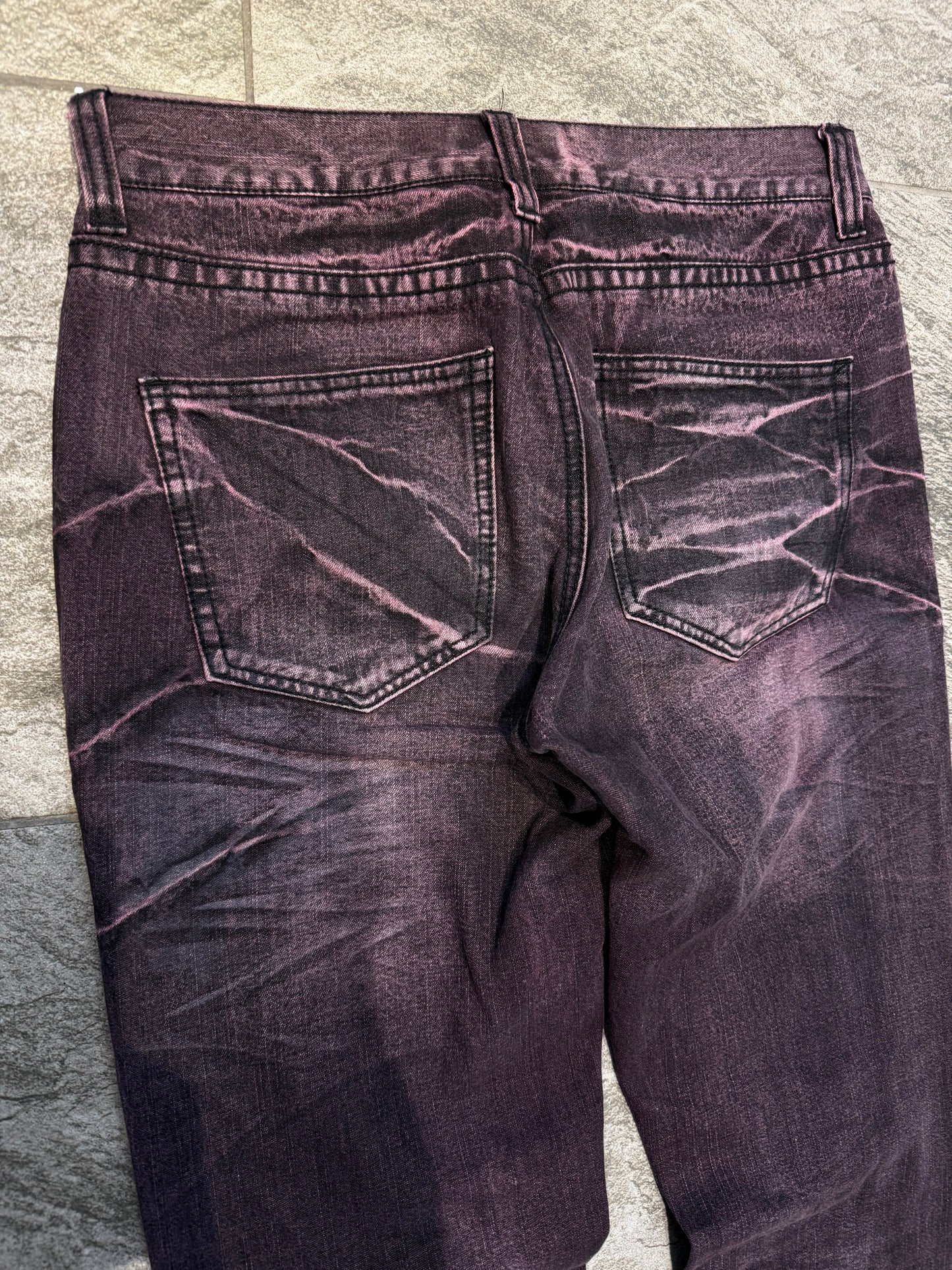 000’s Attractive Forest Faded Jeans (30”)