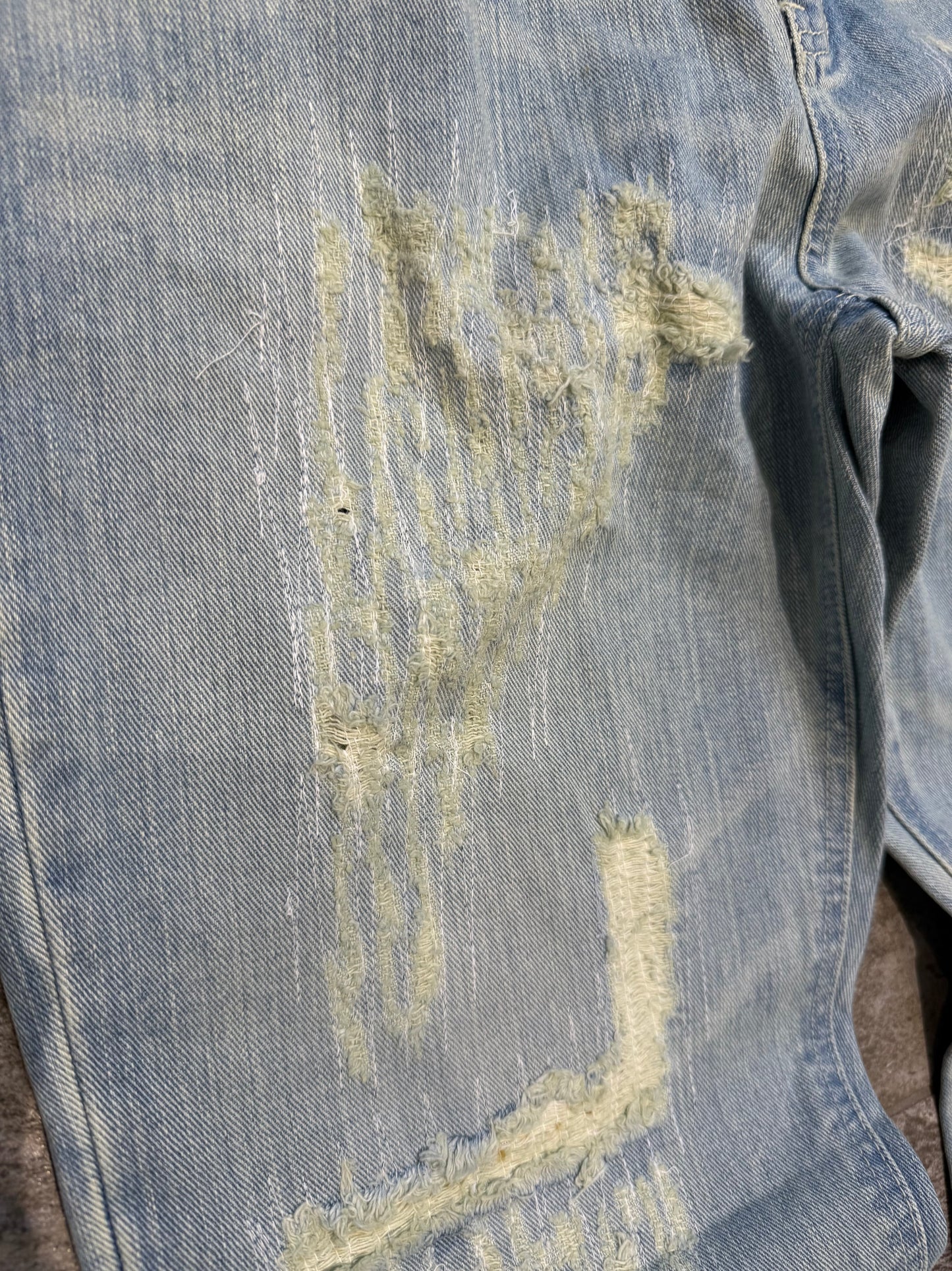 000’s Exhibitionist Heavy Sashiko Repair Jeans (33”)