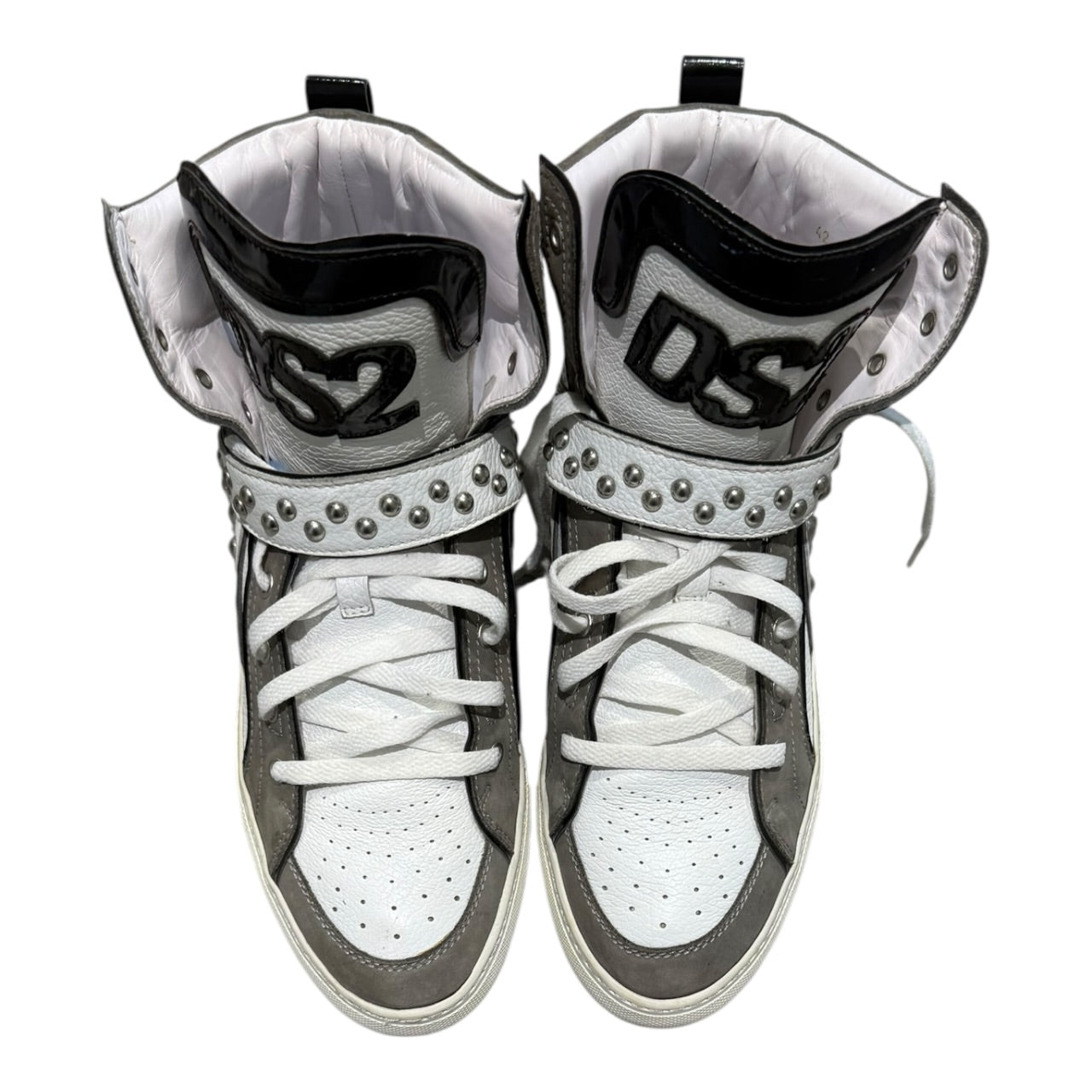 Dsquared Studded Hightops (EU 42- UK 8)
