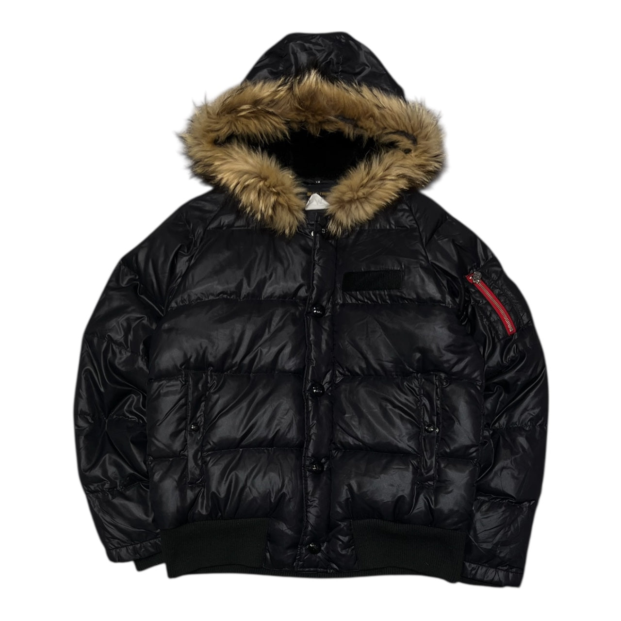 000’s Edwin Blue Trip Fur Puffer (M)