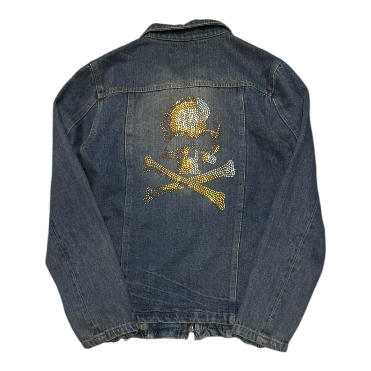 000’s Bernings Sho Skull Denim Jacket (S)