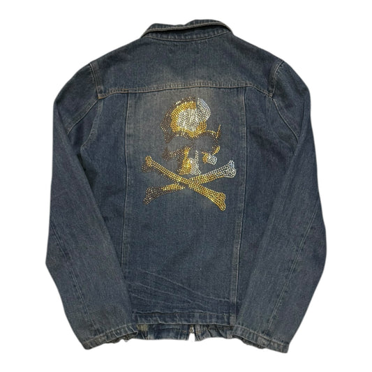 000’s Bernings Sho Skull Denim Jacket (S)