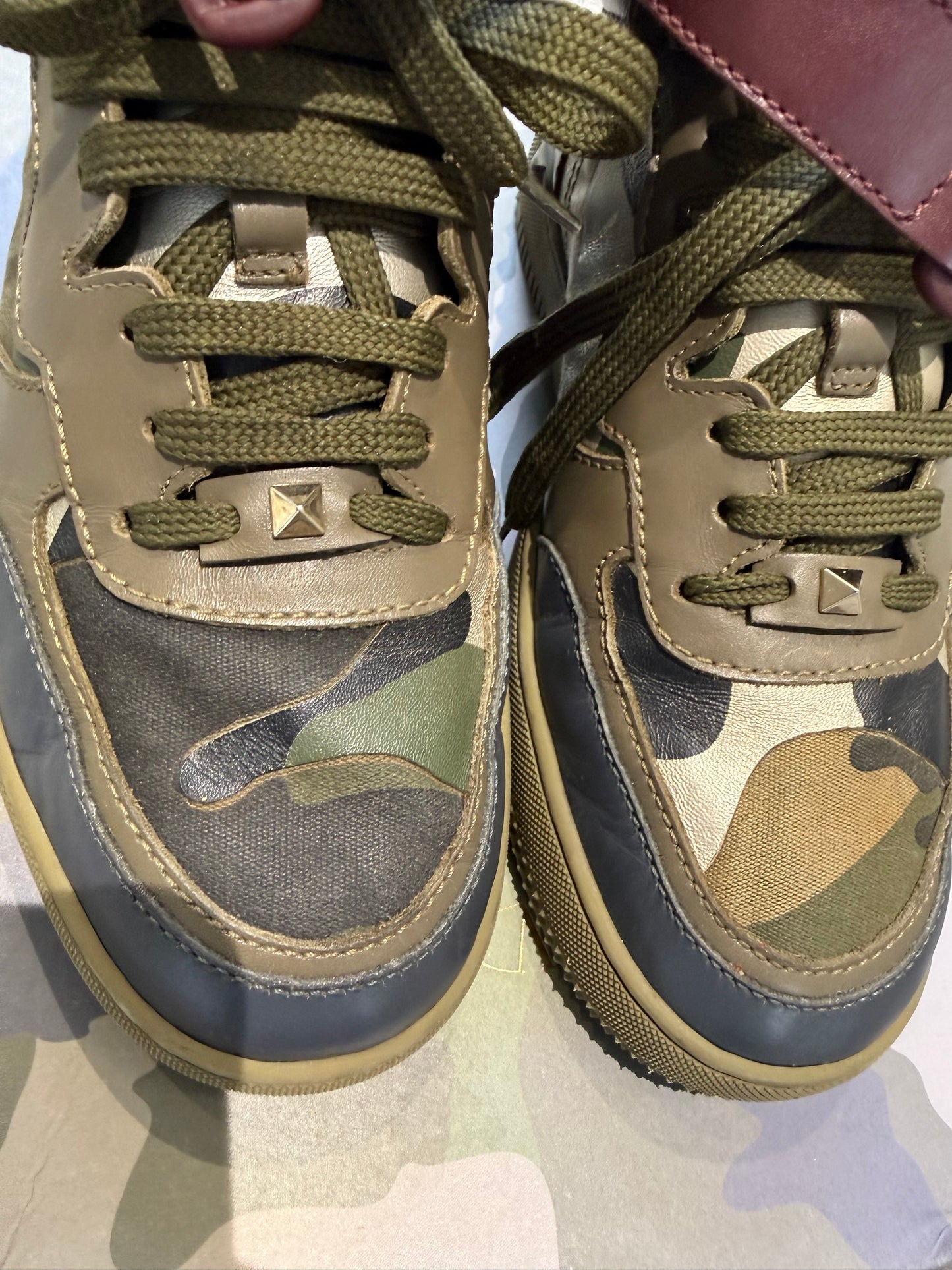Valentino Rock B Camo High Tops (EU 40)