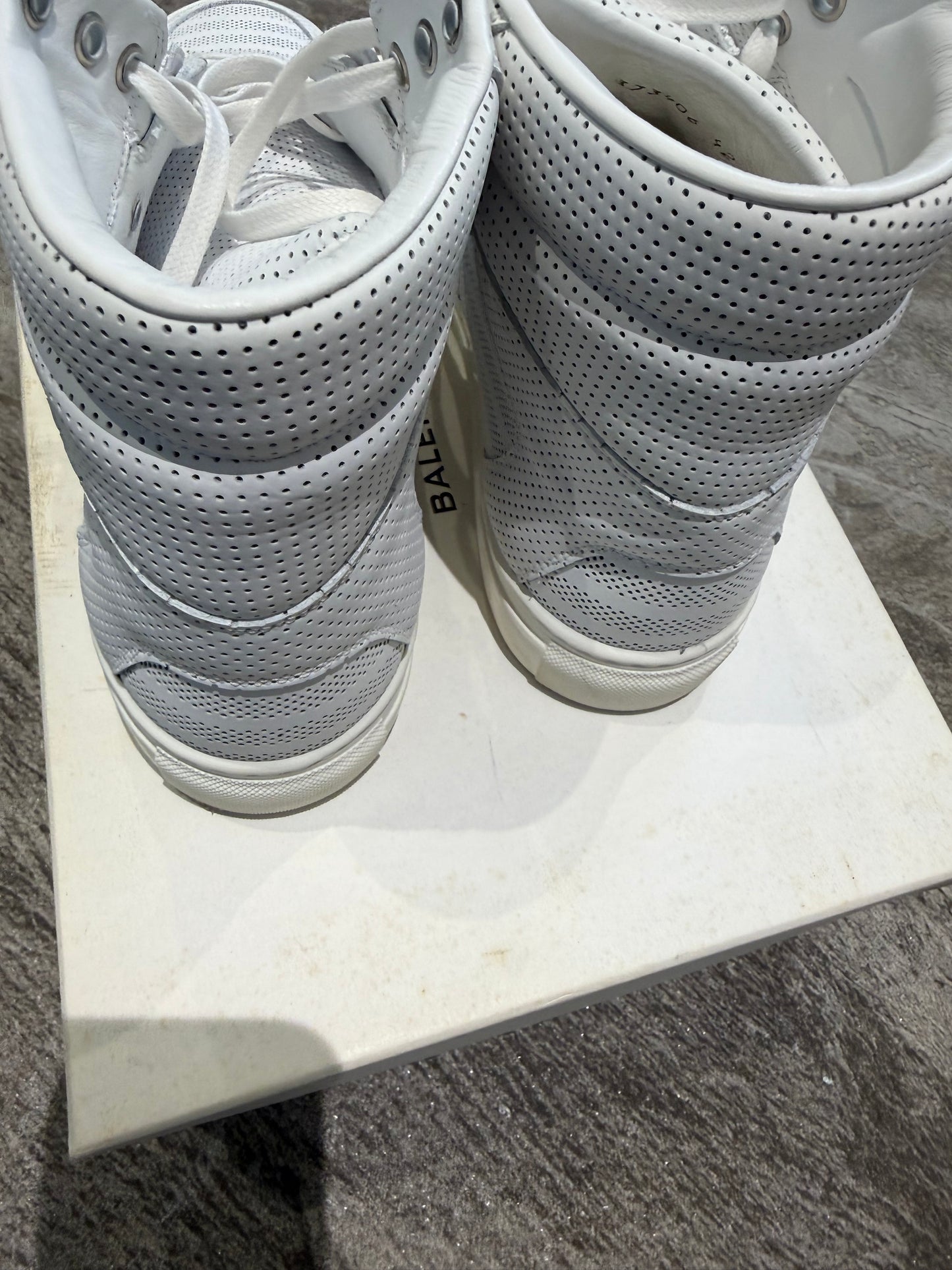 Balenciaga Arena Perforated High Tops (UK 8 - EU42)