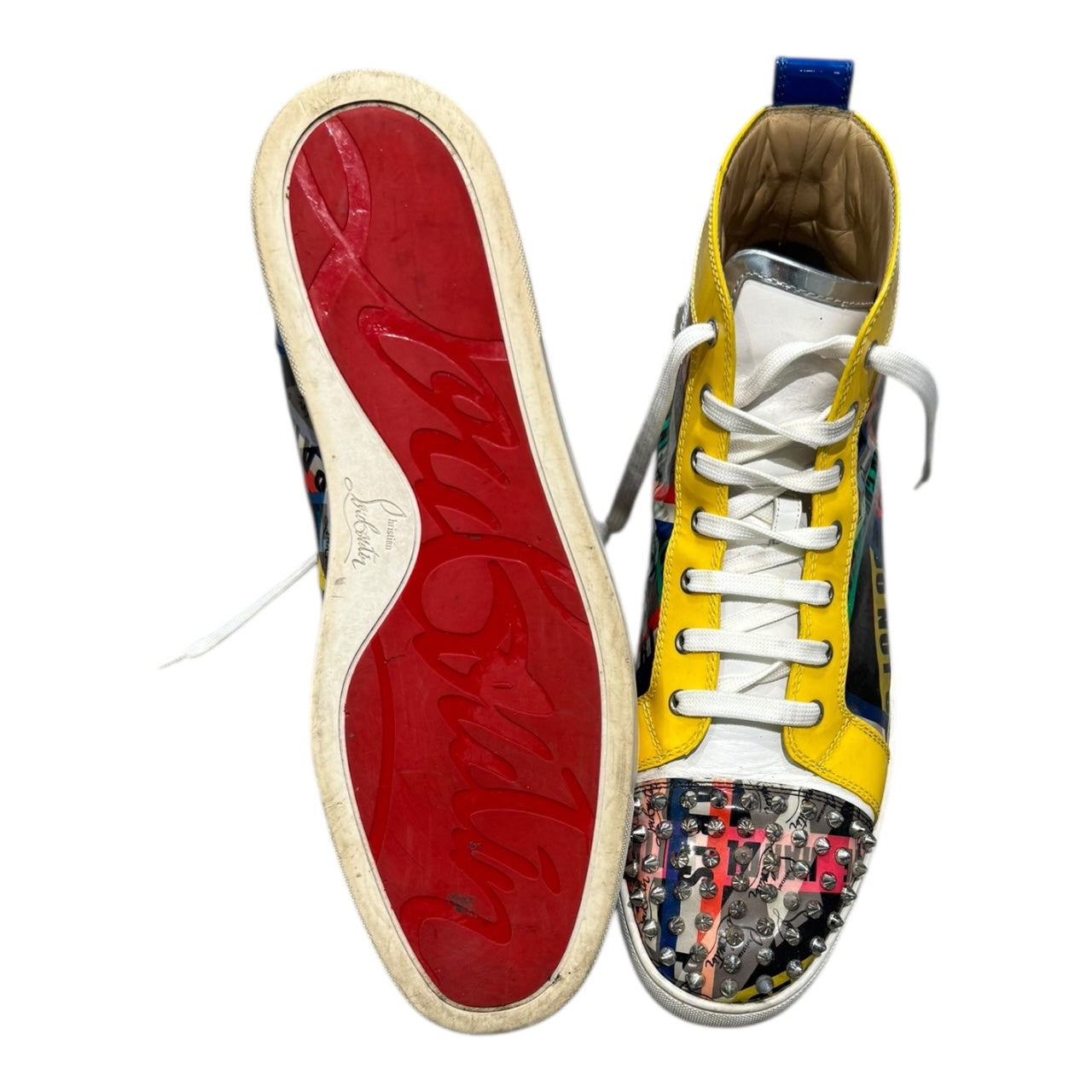Christian Louboutin ‘multi pattern’ Calf Spikes (EU 44.5 - UK 10)