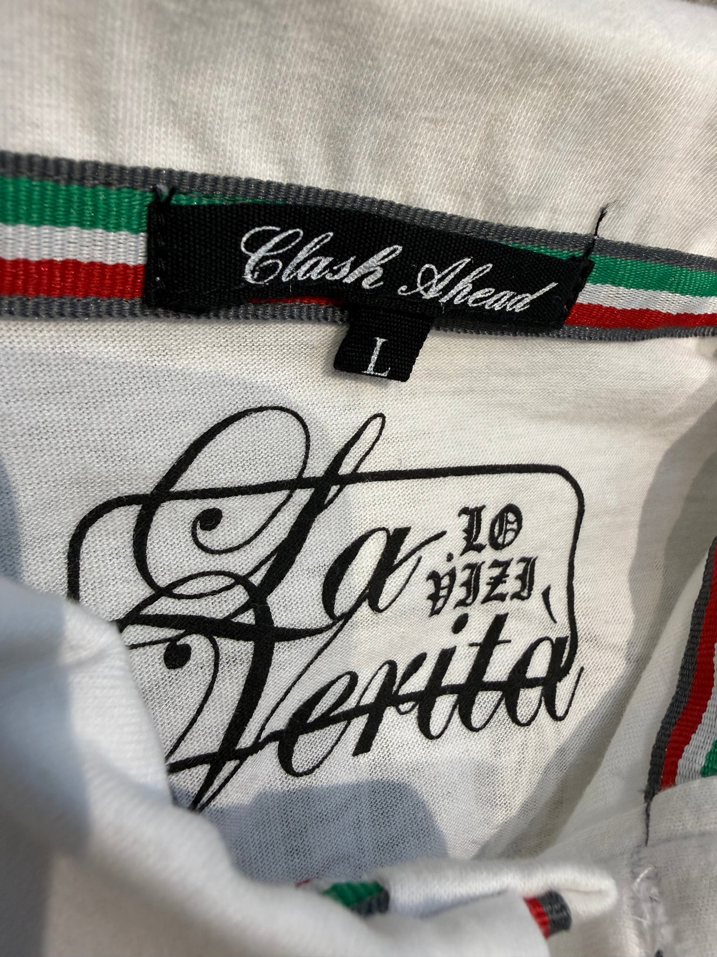 000’s Clash Ahead Script Polo (M)