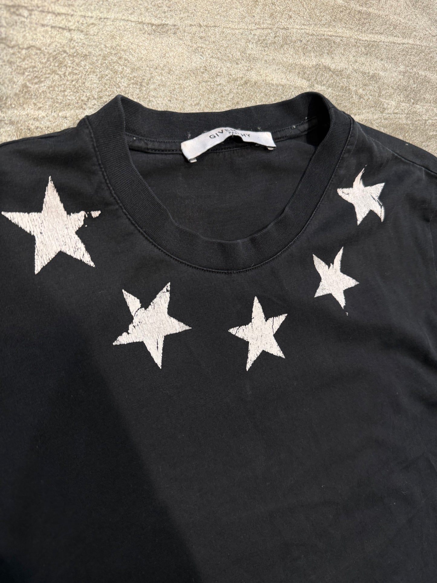 Givenchy Distressed Stars Tee (S)
