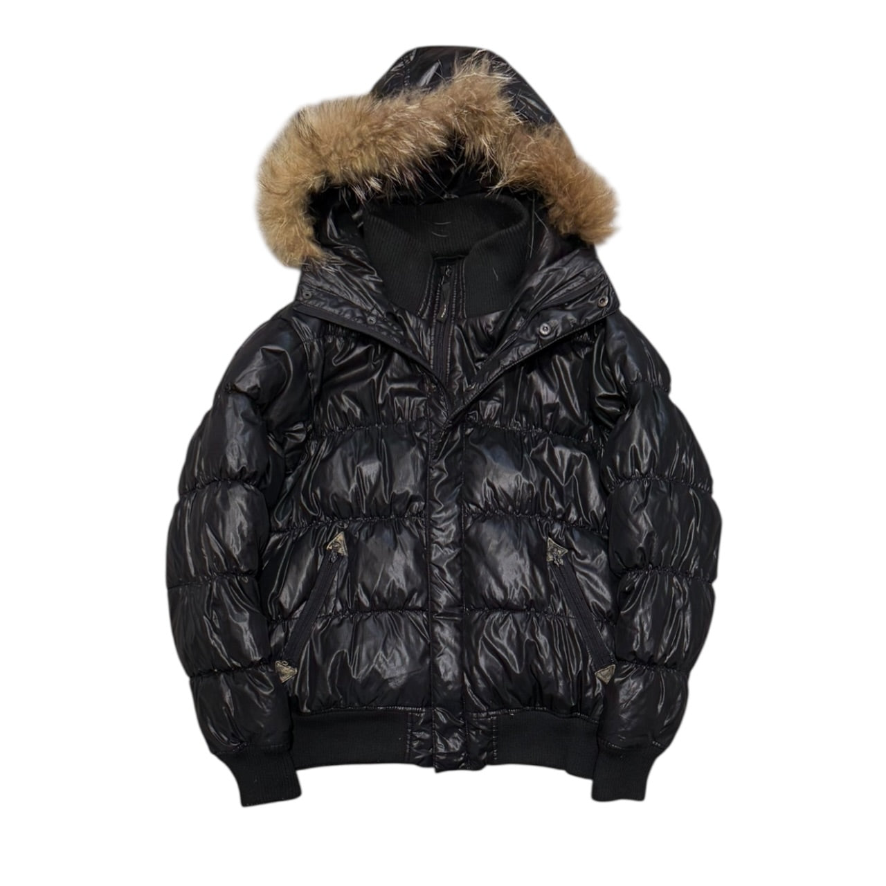 000’s Suggestion Fur Hood Puffer (M)