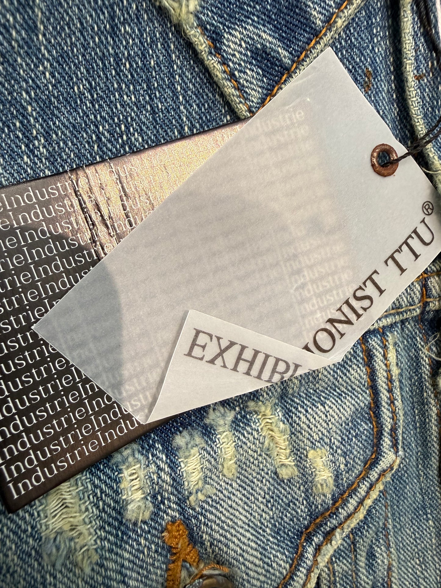 000’s Exhibitionist Distressed Denim Jacket (S)
