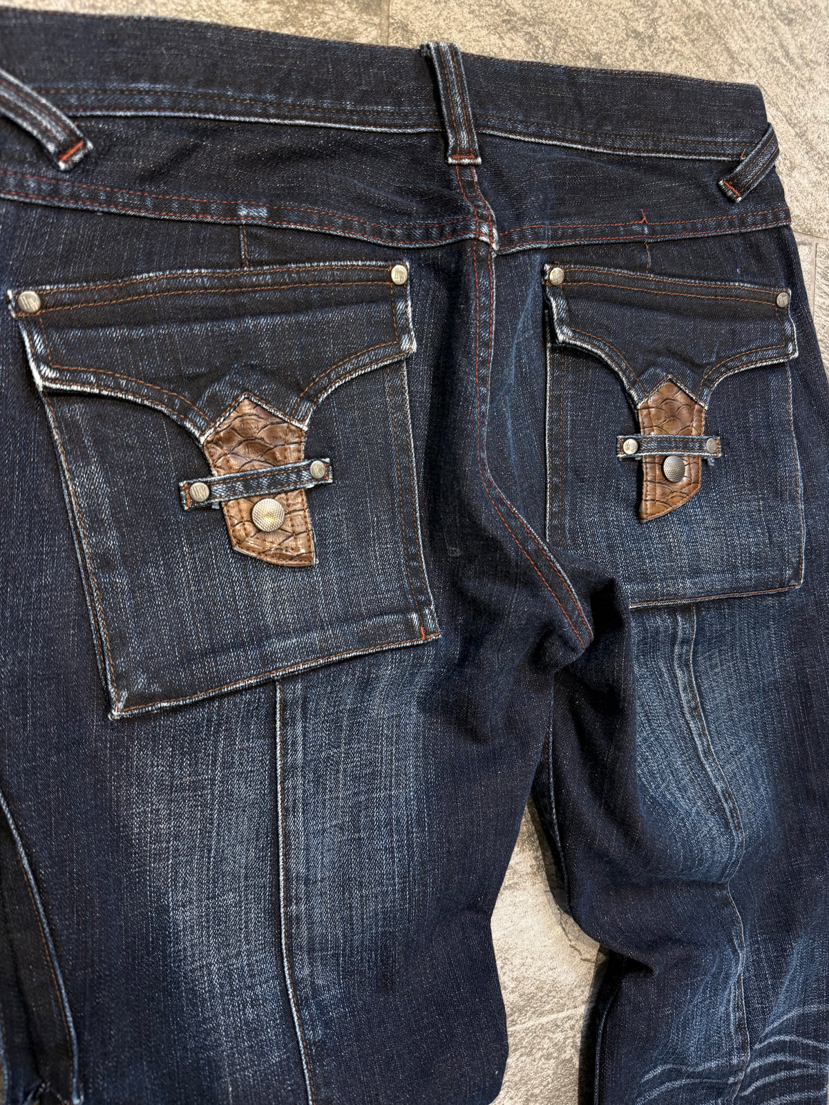 000’s Nicole Snakeskin Jeans (31”)