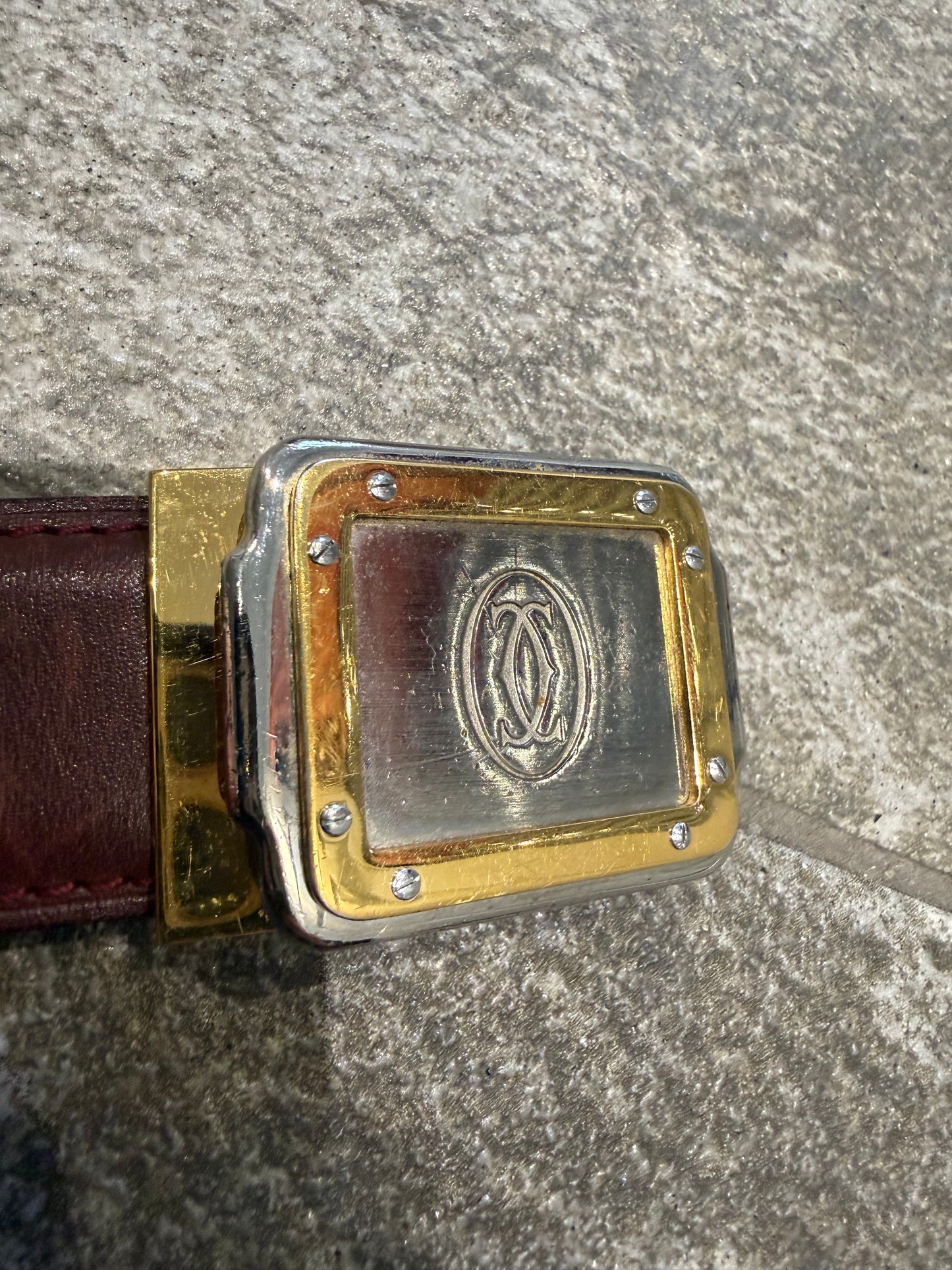 90s Cartier Santos Belt