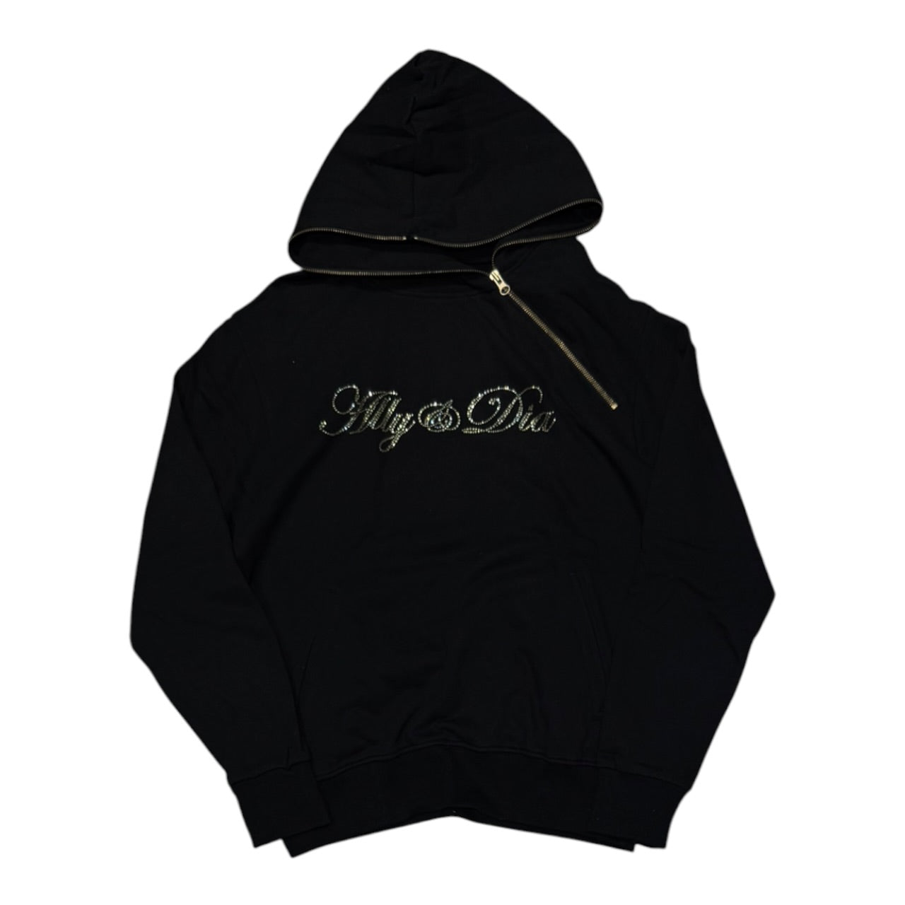 000’s Ally & Dia Asymmetrical Zip Hoodie (L)