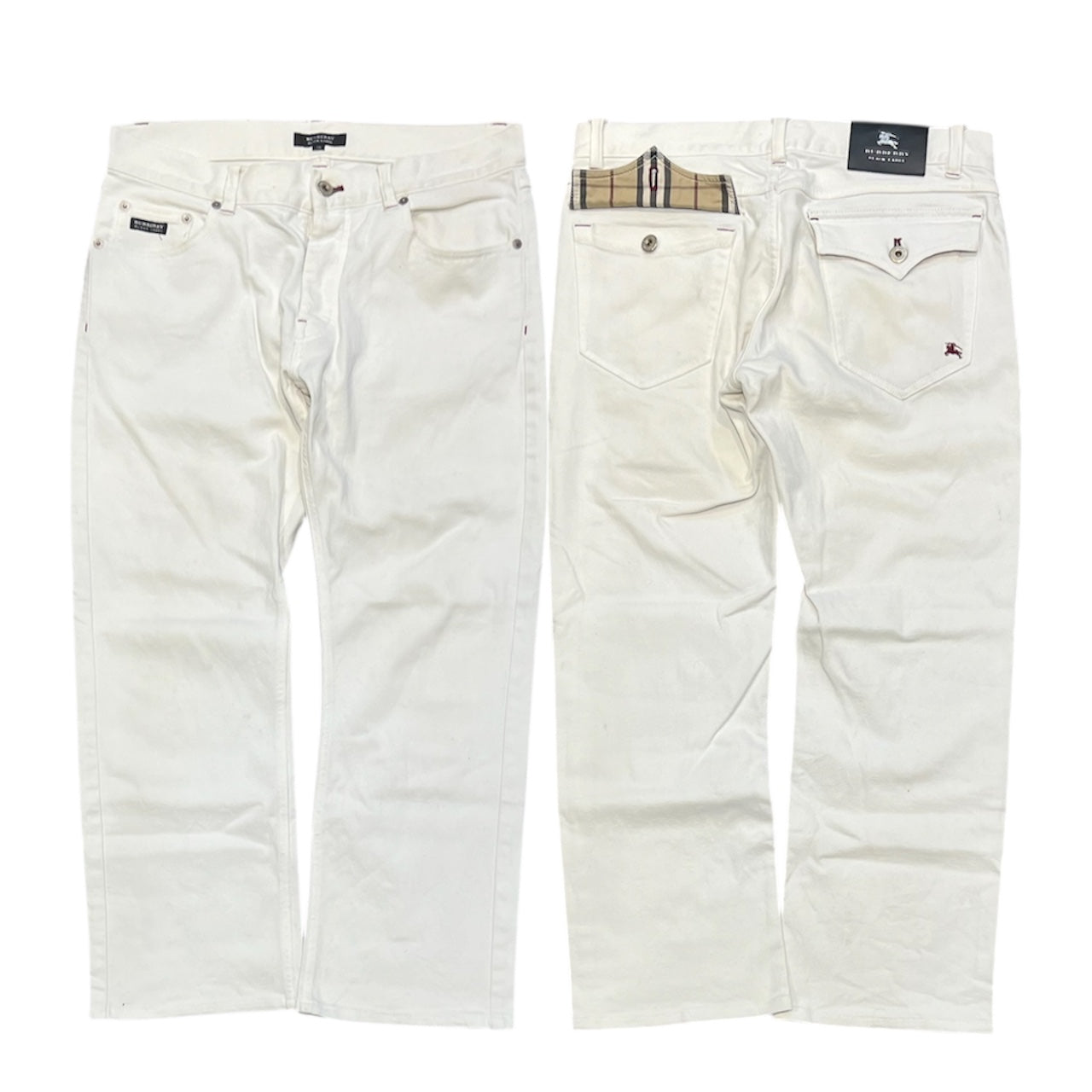 000s Burberry Flap Pocket Jeans