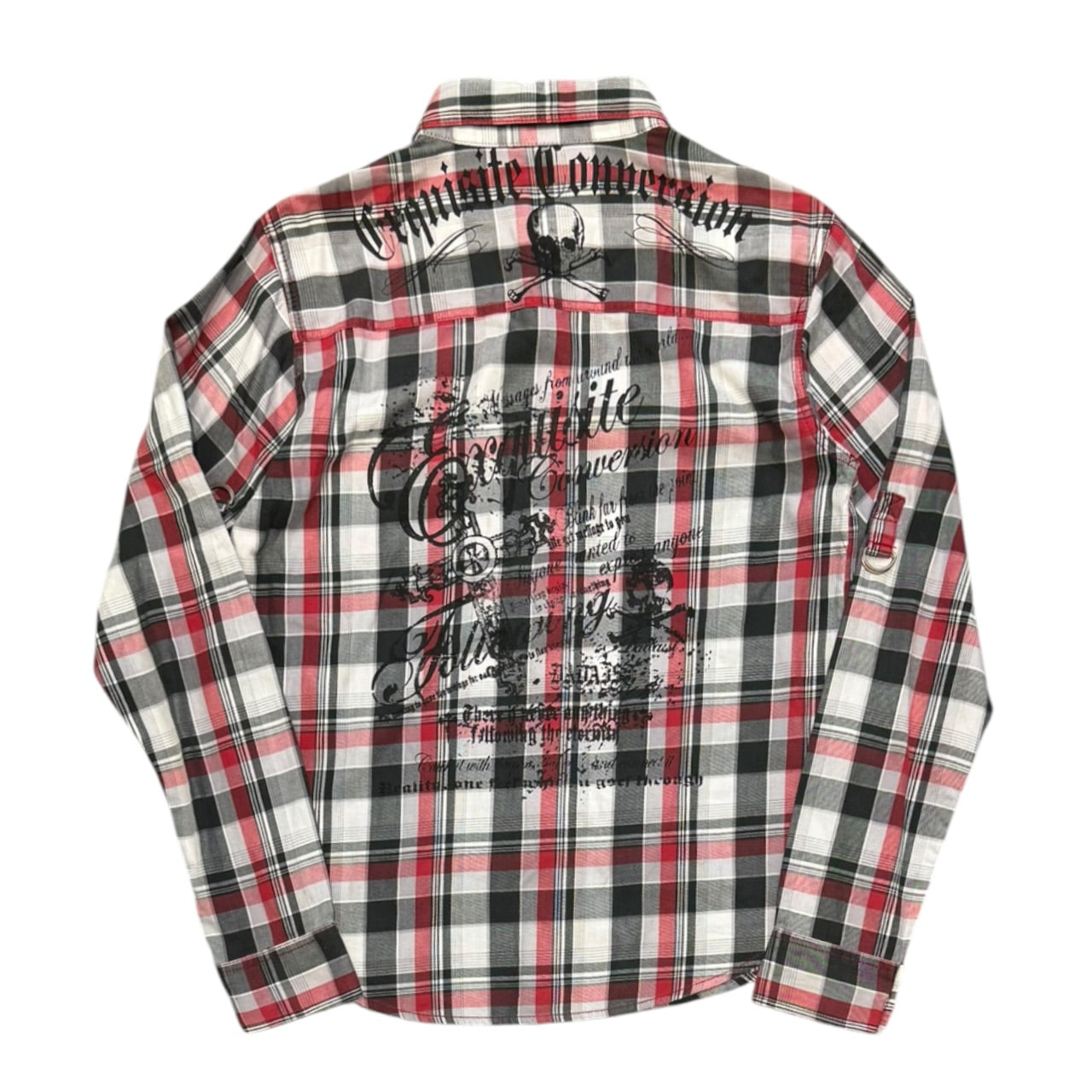 000’s Dadaist Plaid Flannel (M)