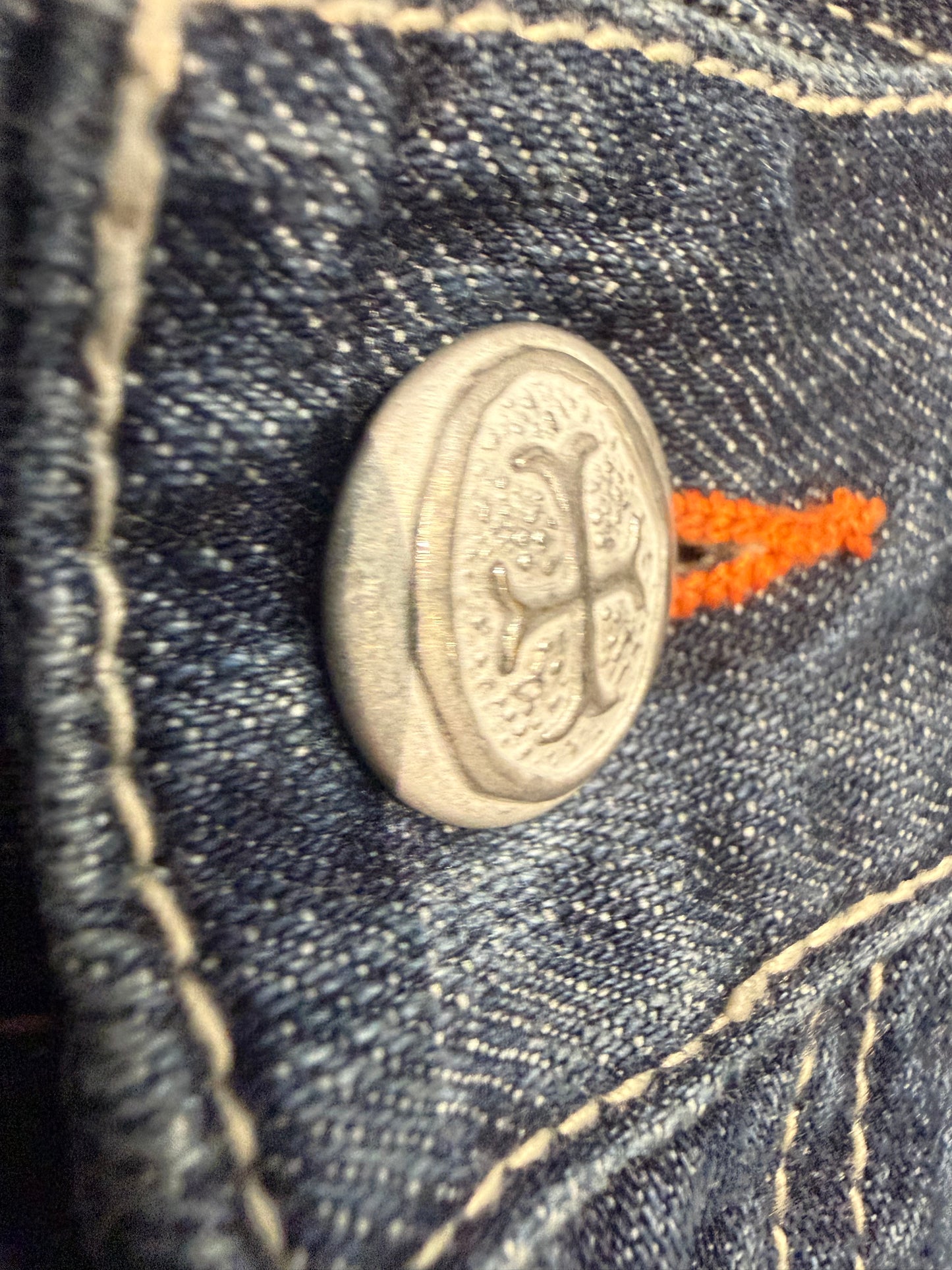 Japanese Rhinestone Cross Jeans (32”)