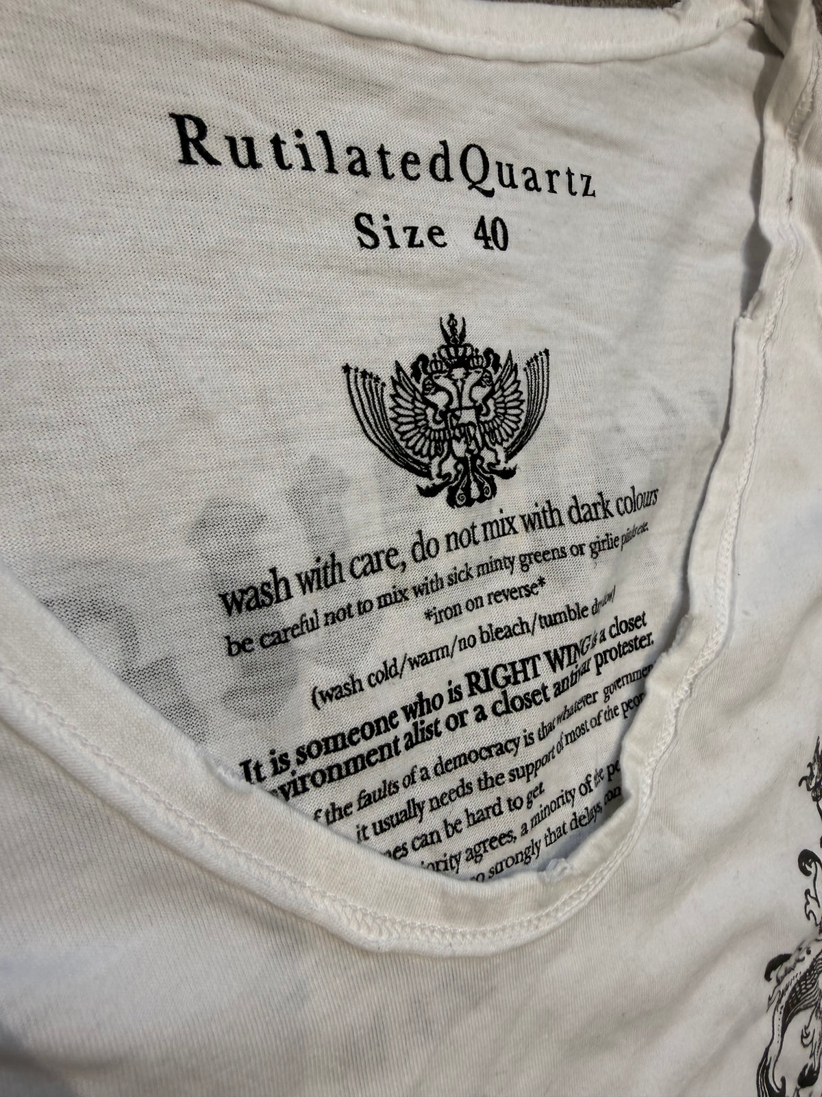 000’s Rutilated Quartz Tee (M)