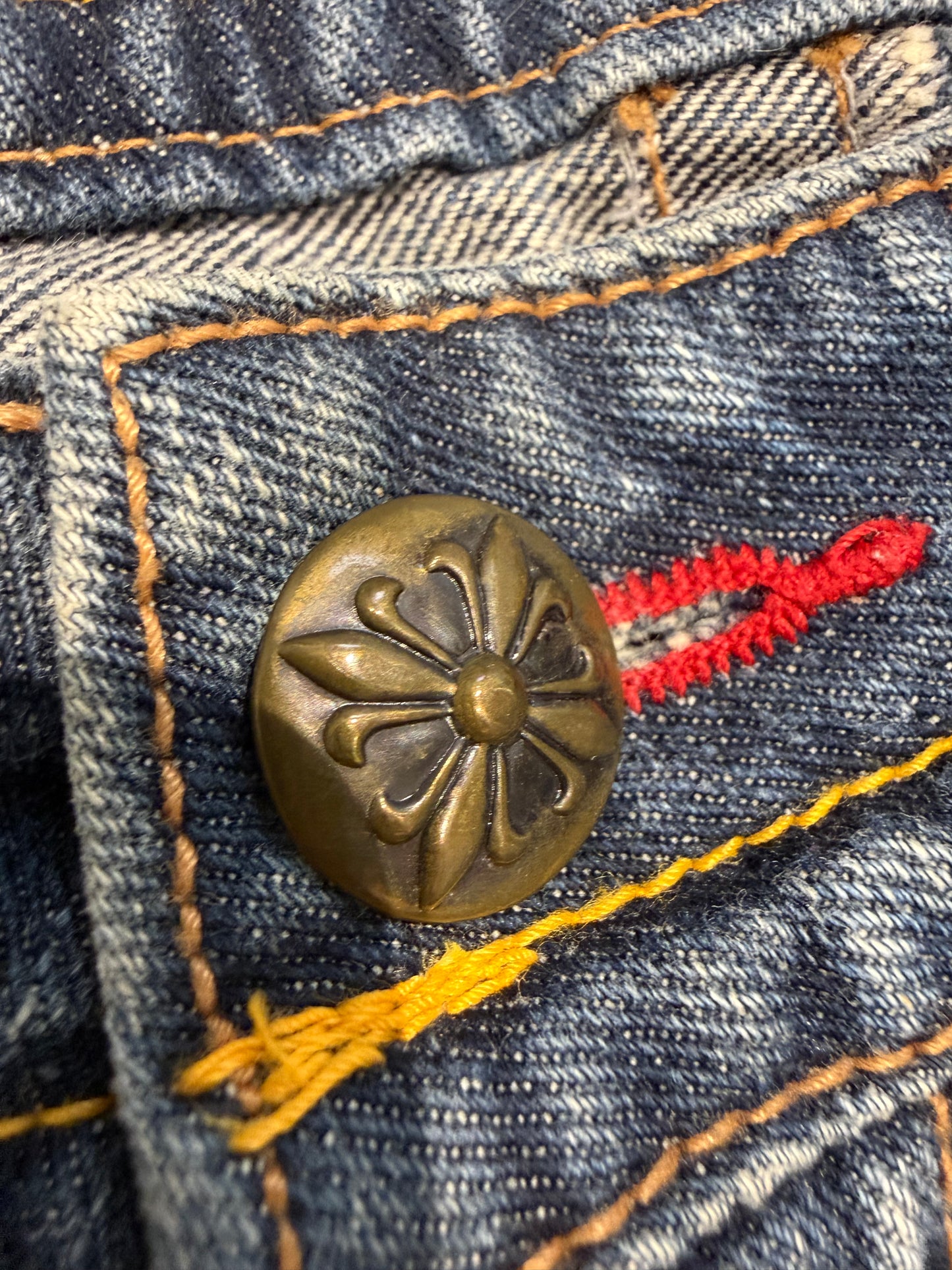 000’s Patchwork Skull Jeans (32”)