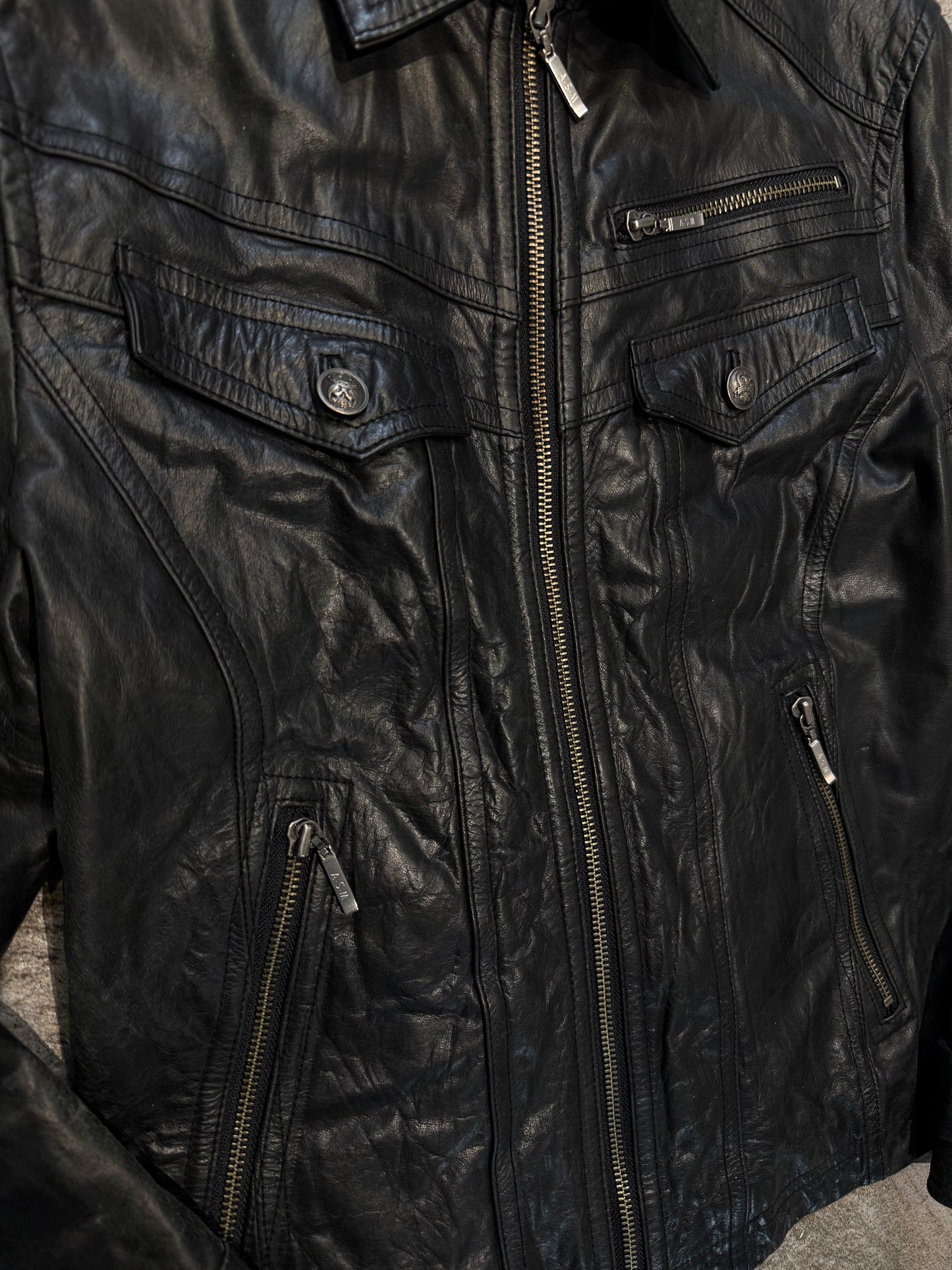 000’s ASM Leather Jacket (S)