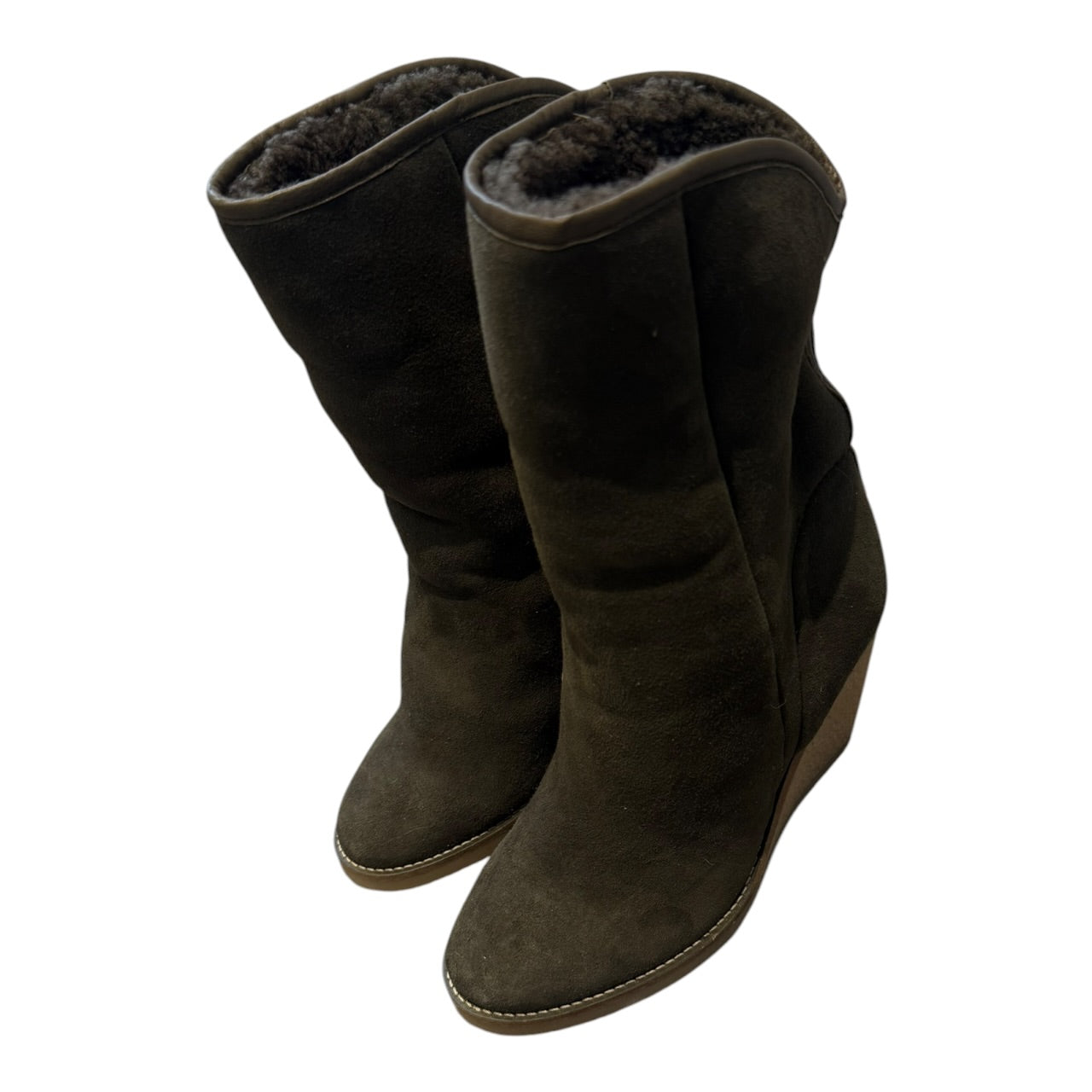 Isabel Marant Totam Suede Wedge Boots (EU 36 - UK 3)