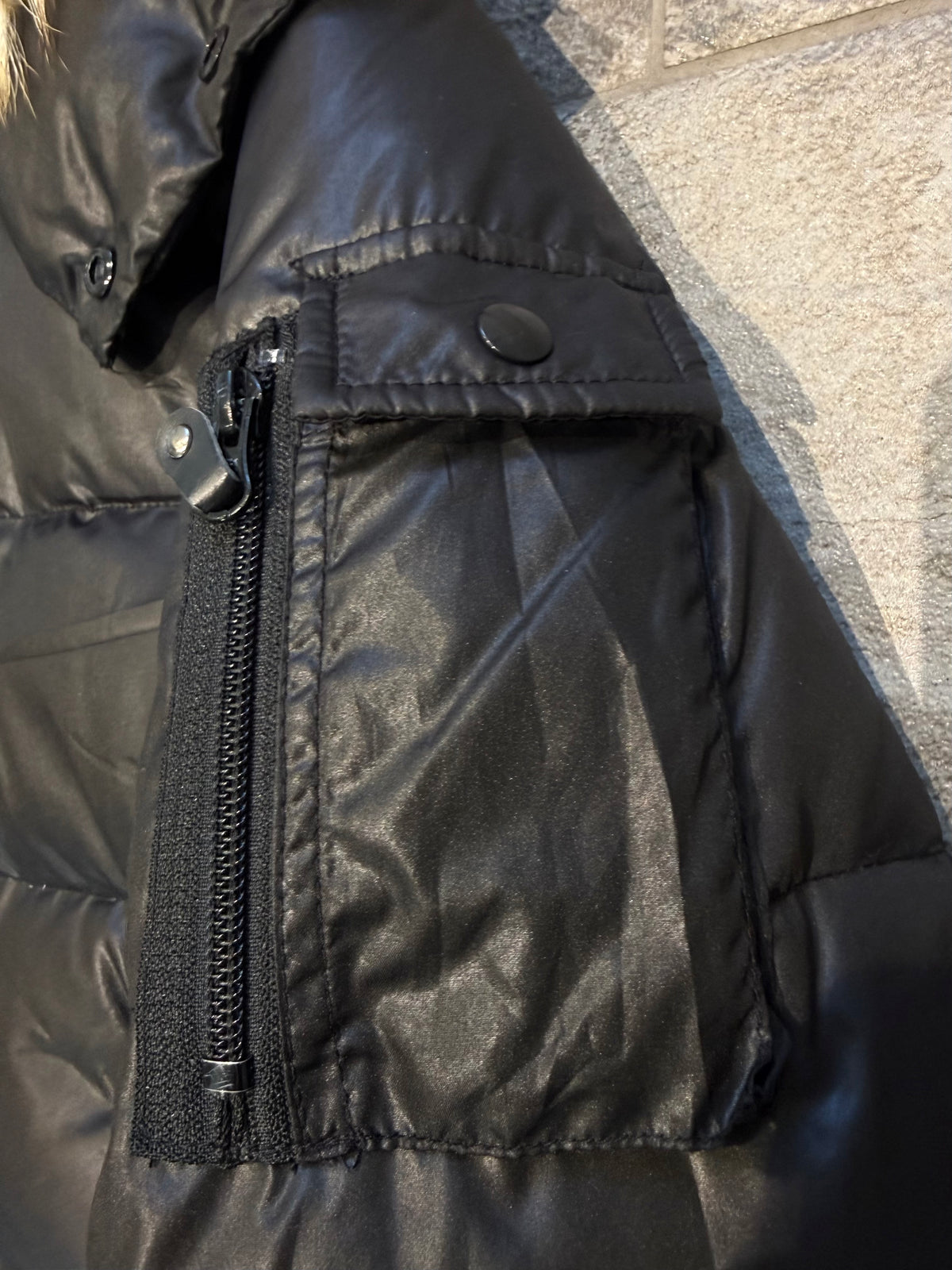 000’s Abahouse Fur Puffer (S)