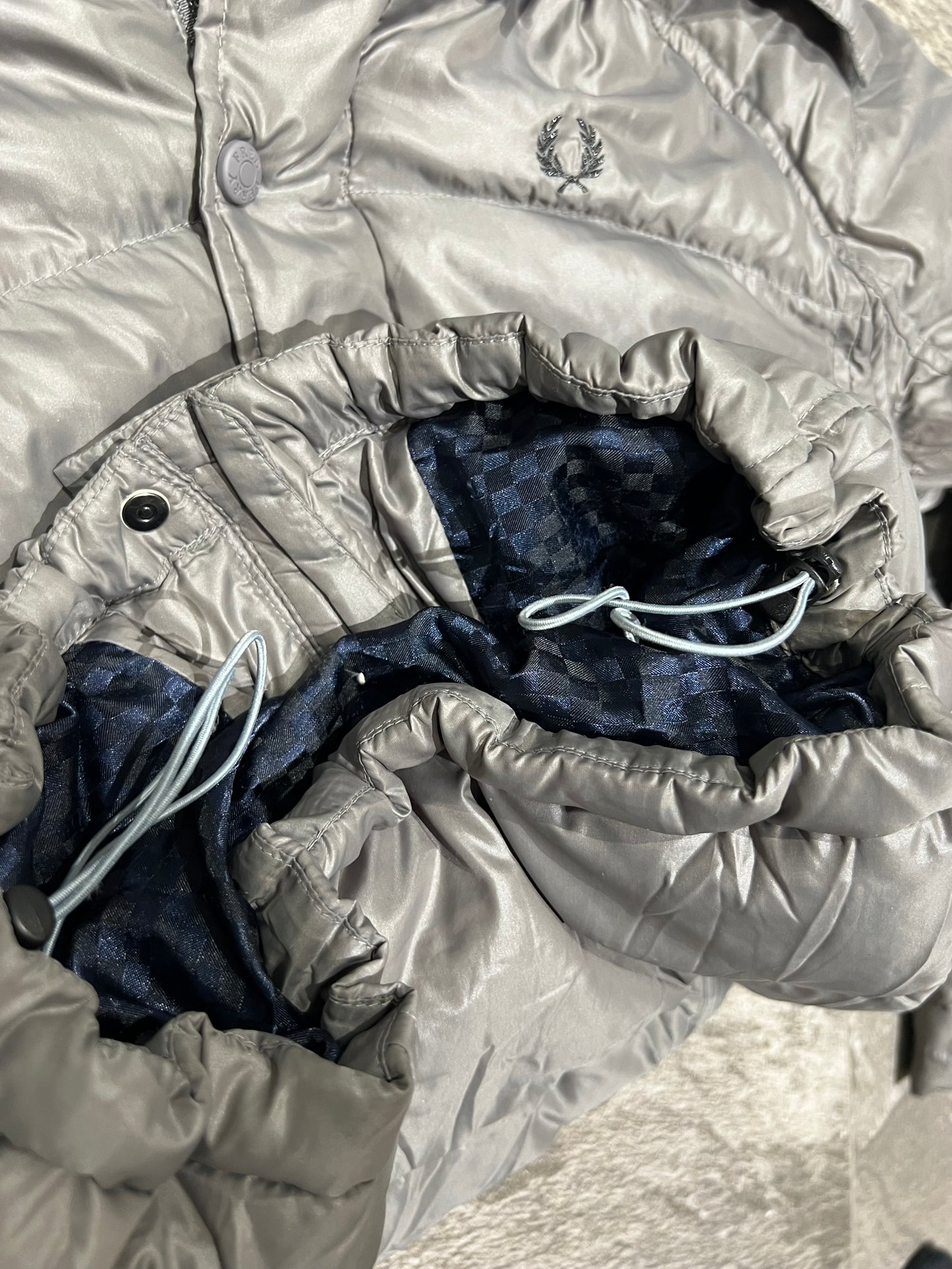 000’s Fred Perry Fur Hood Puffer