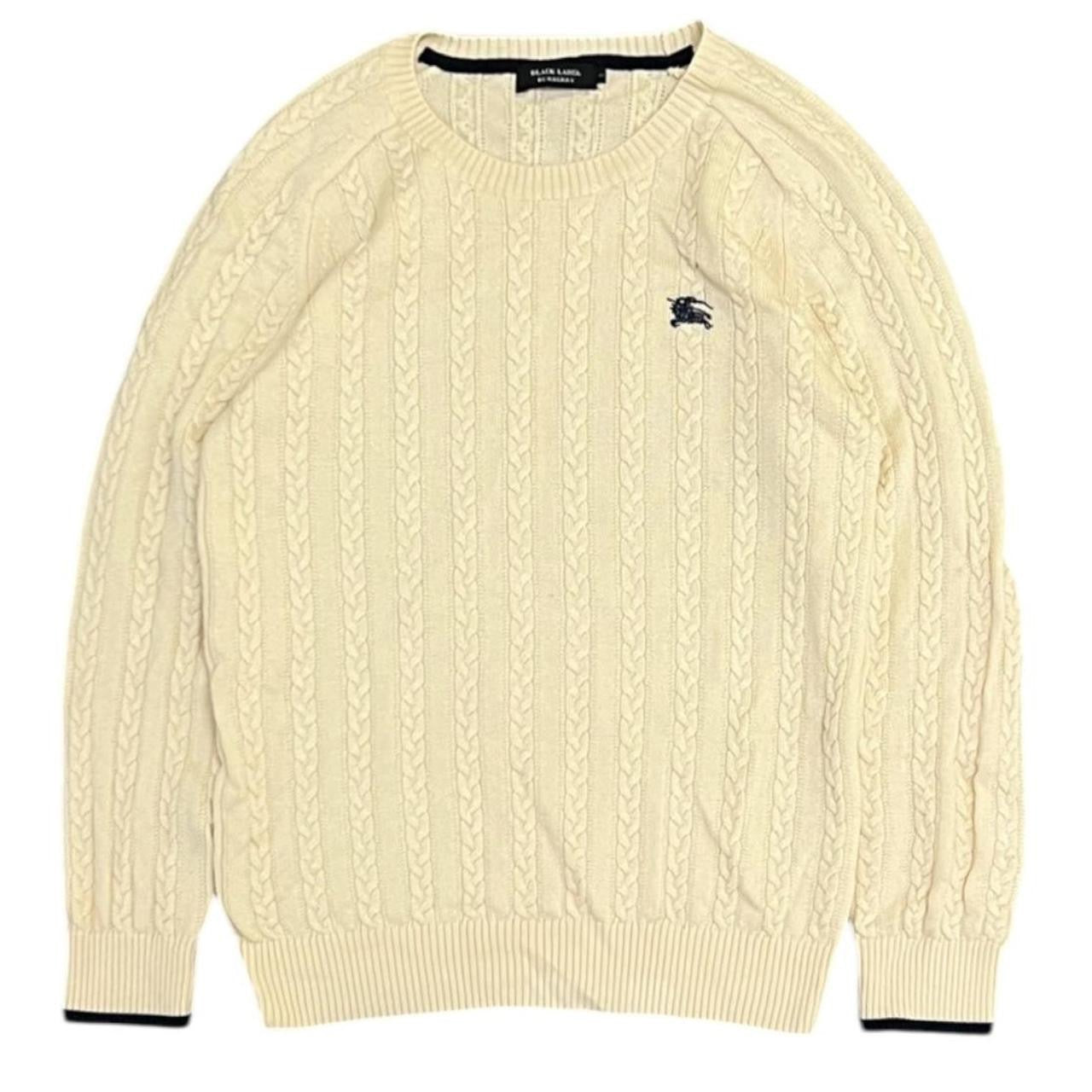 Vintage Burberry Cable Knit Jumper