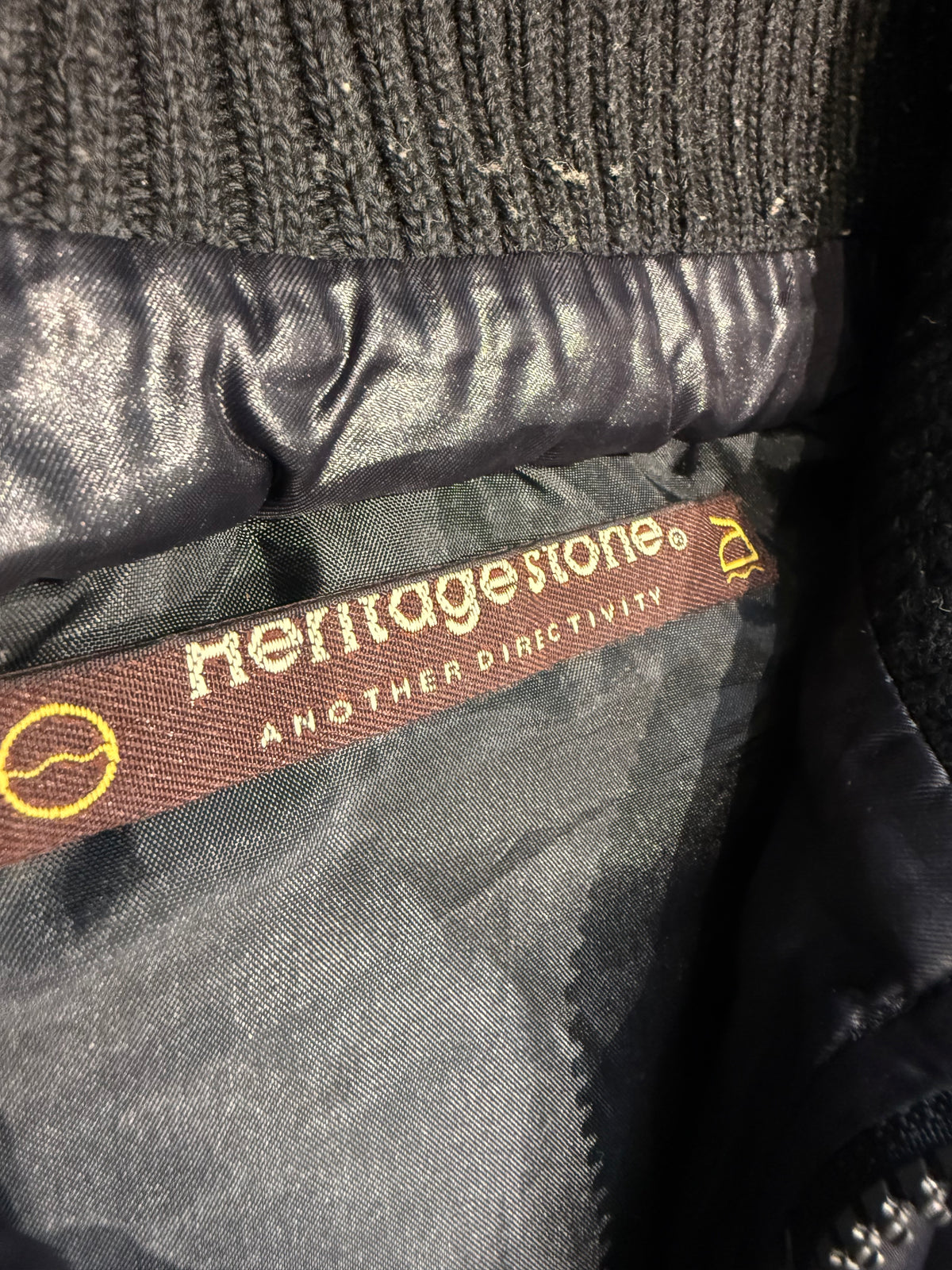 000’s Heritage Stone Glossy Hooded Gilet (XS)