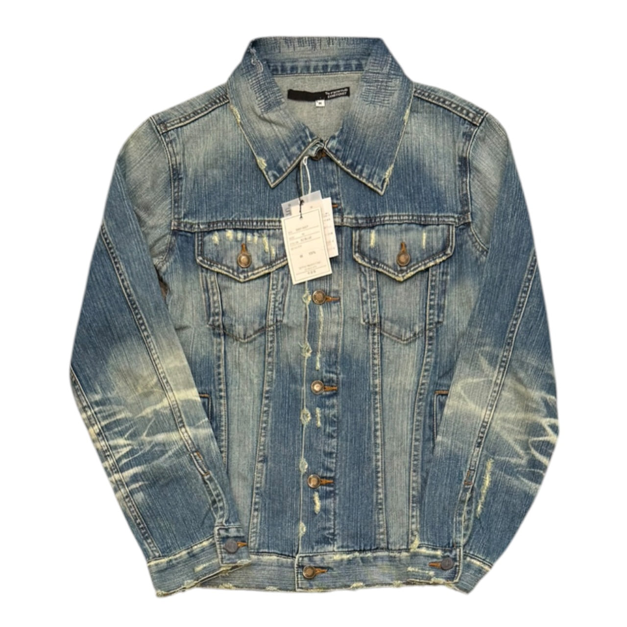 000’s Exhibitionist Distressed Denim Jacket (S)