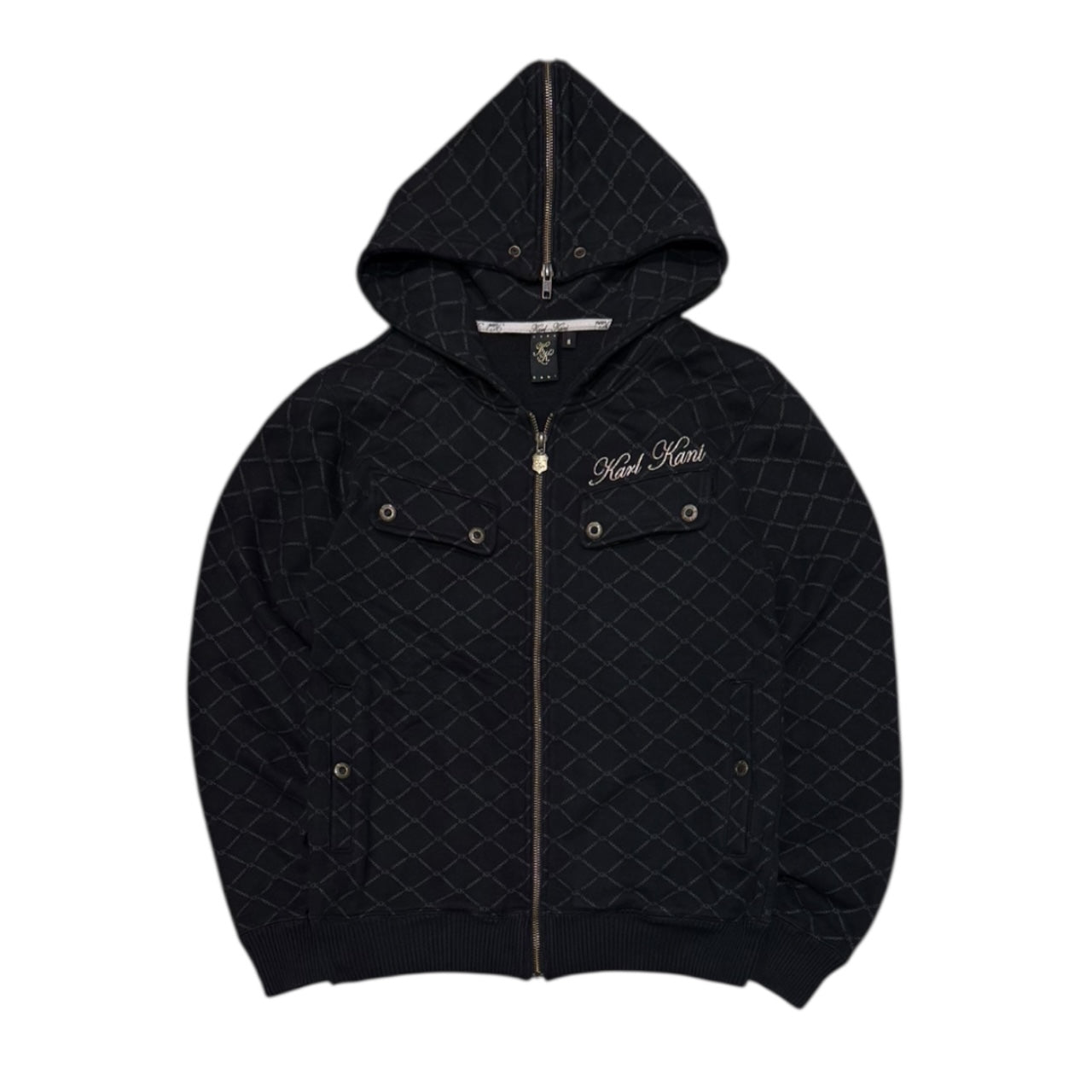 000’s Karl Kani Split Zip Up Hoodie (Xs)
