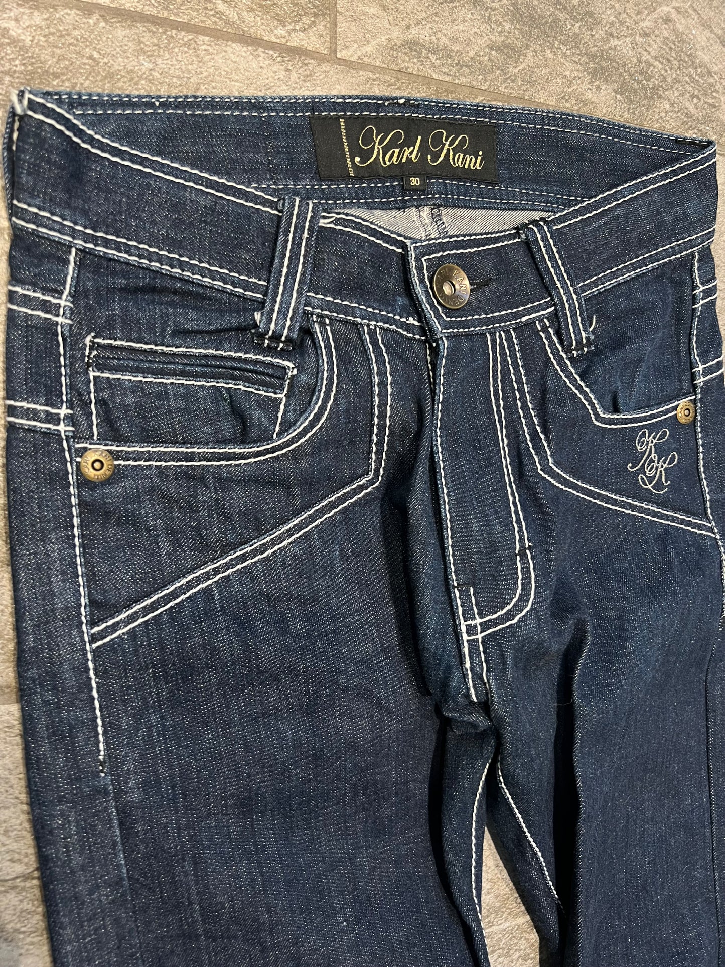 000’s Karl Kani Contrast Stitch Jeans