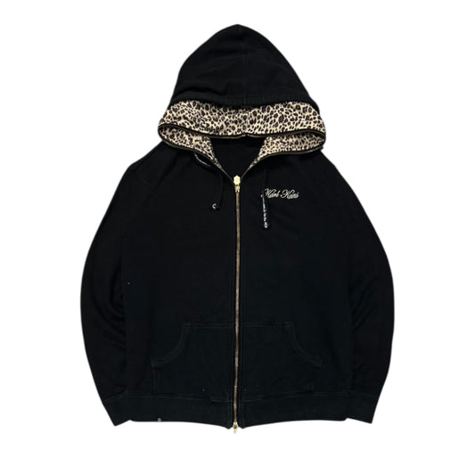000’s Karl Kani Leopard Double Hoodie (L)