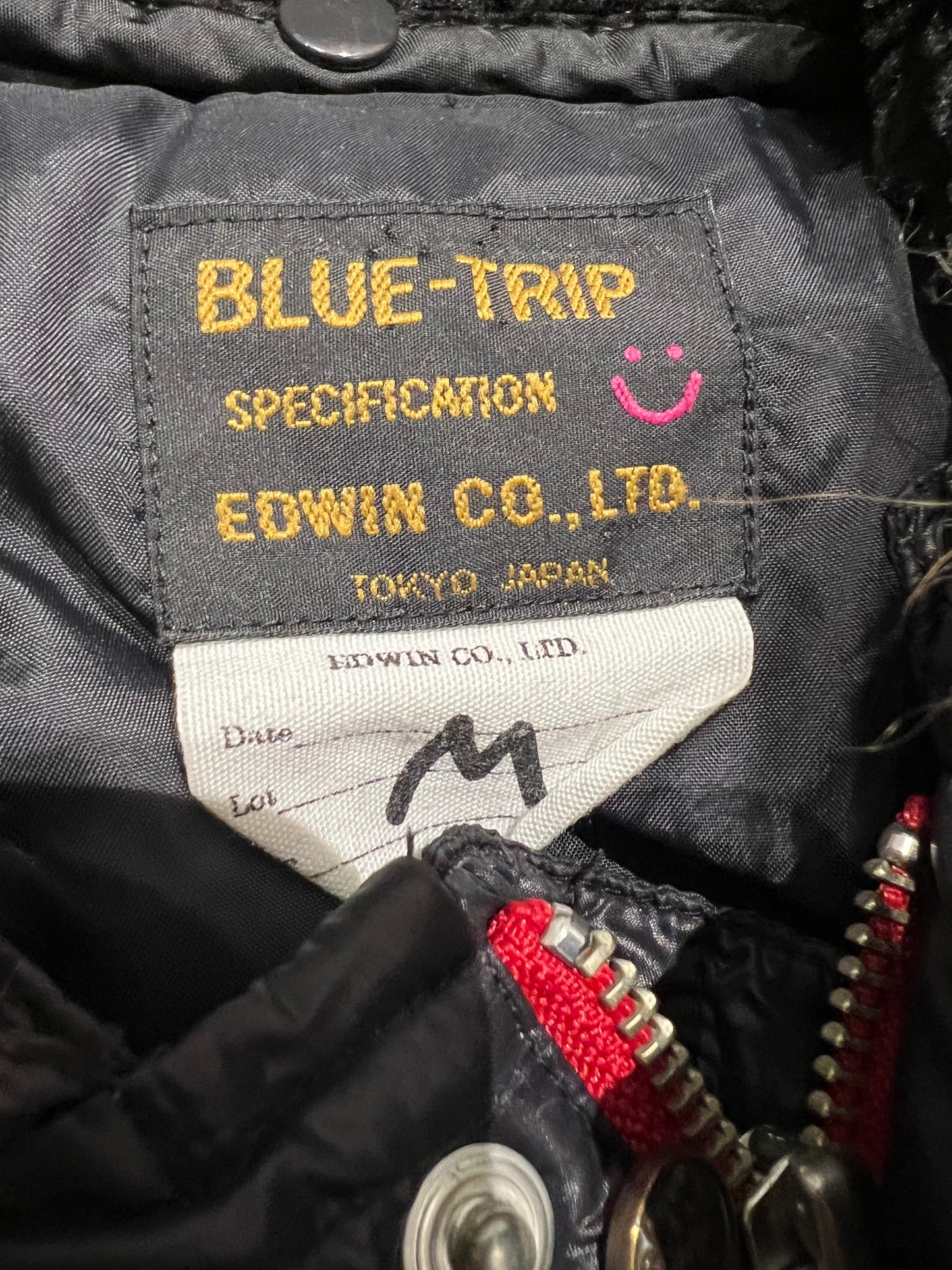 000’s Edwin Blue Trip Fur Puffer (M)