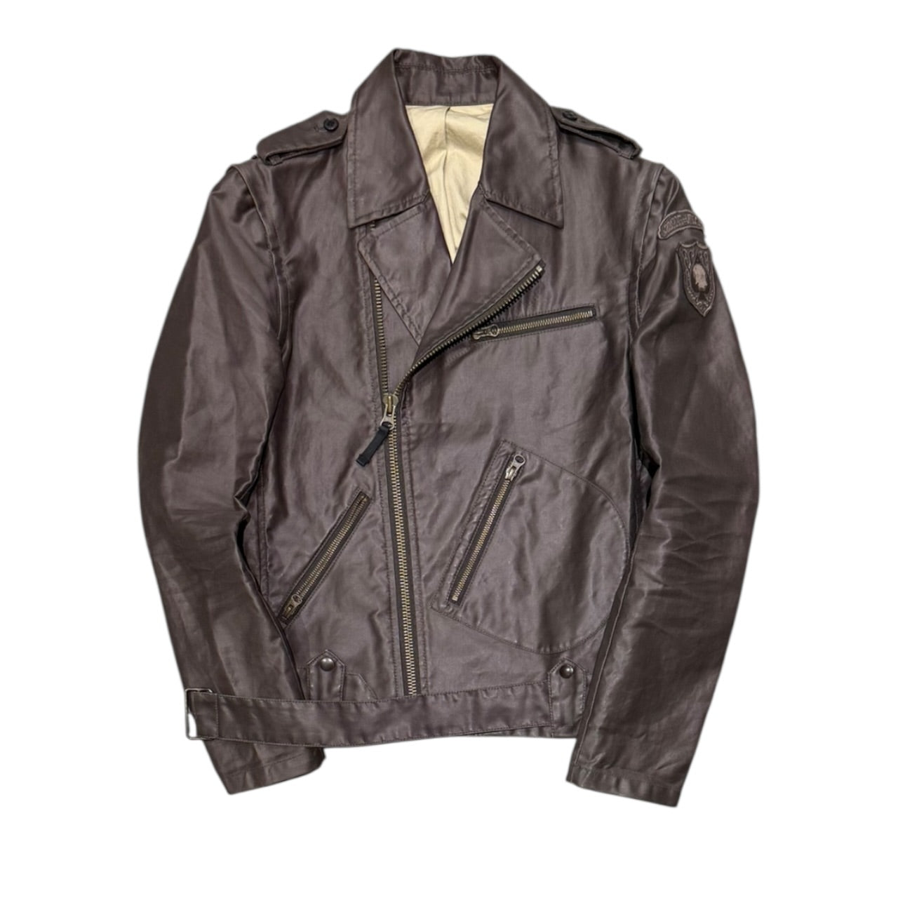 291295 Asymmetrical Zip Riders Jacket (S)