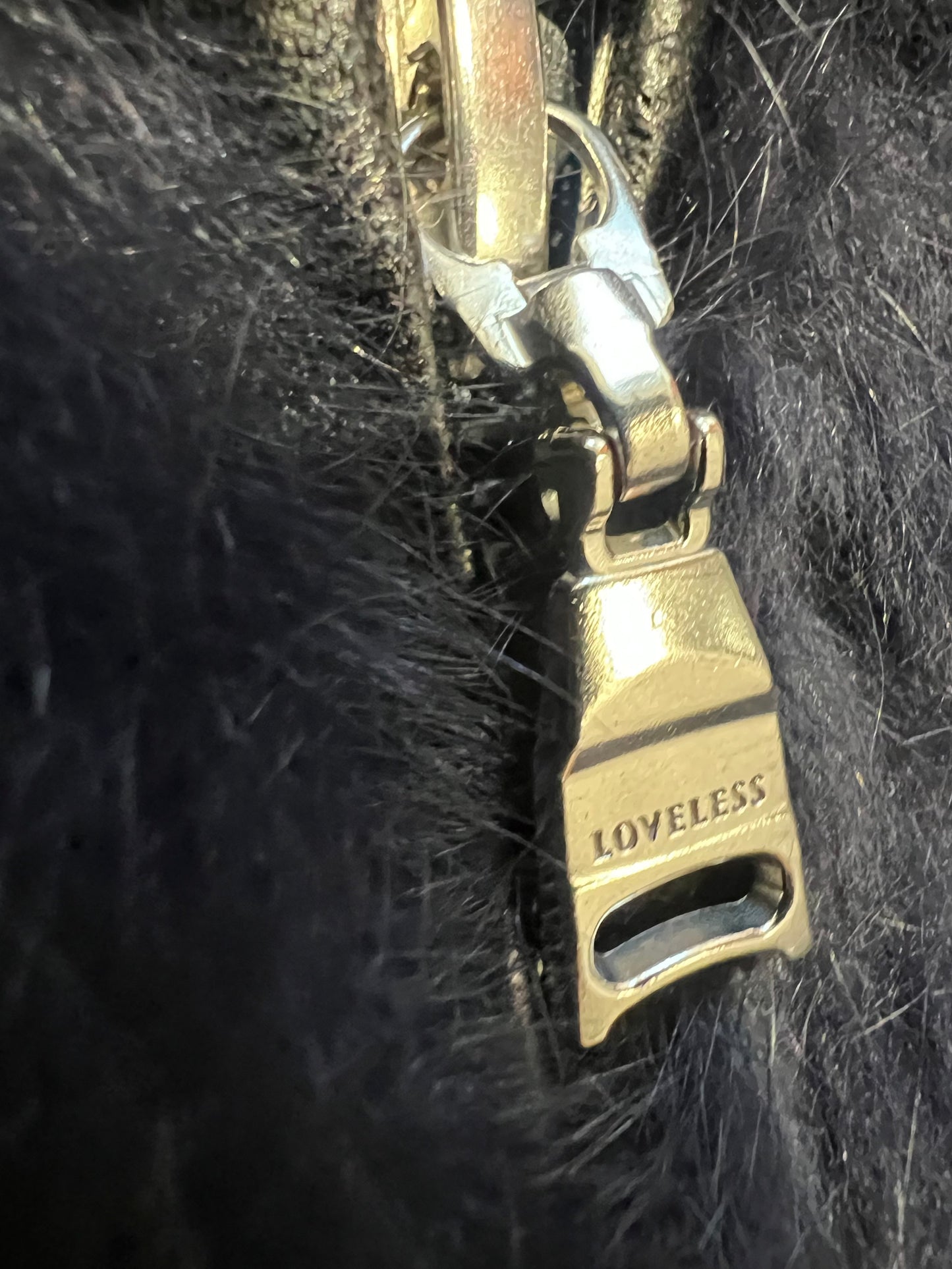 Loveless Rabbit Fur Hoodie (S)