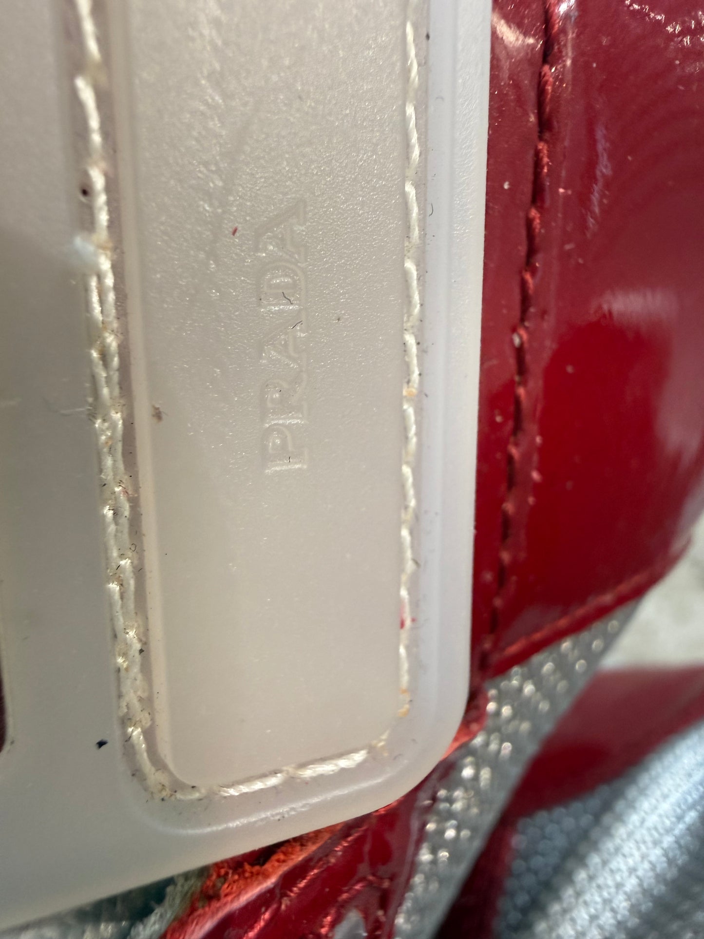 Prada Americas Cups Patent High Tops (UK 8)